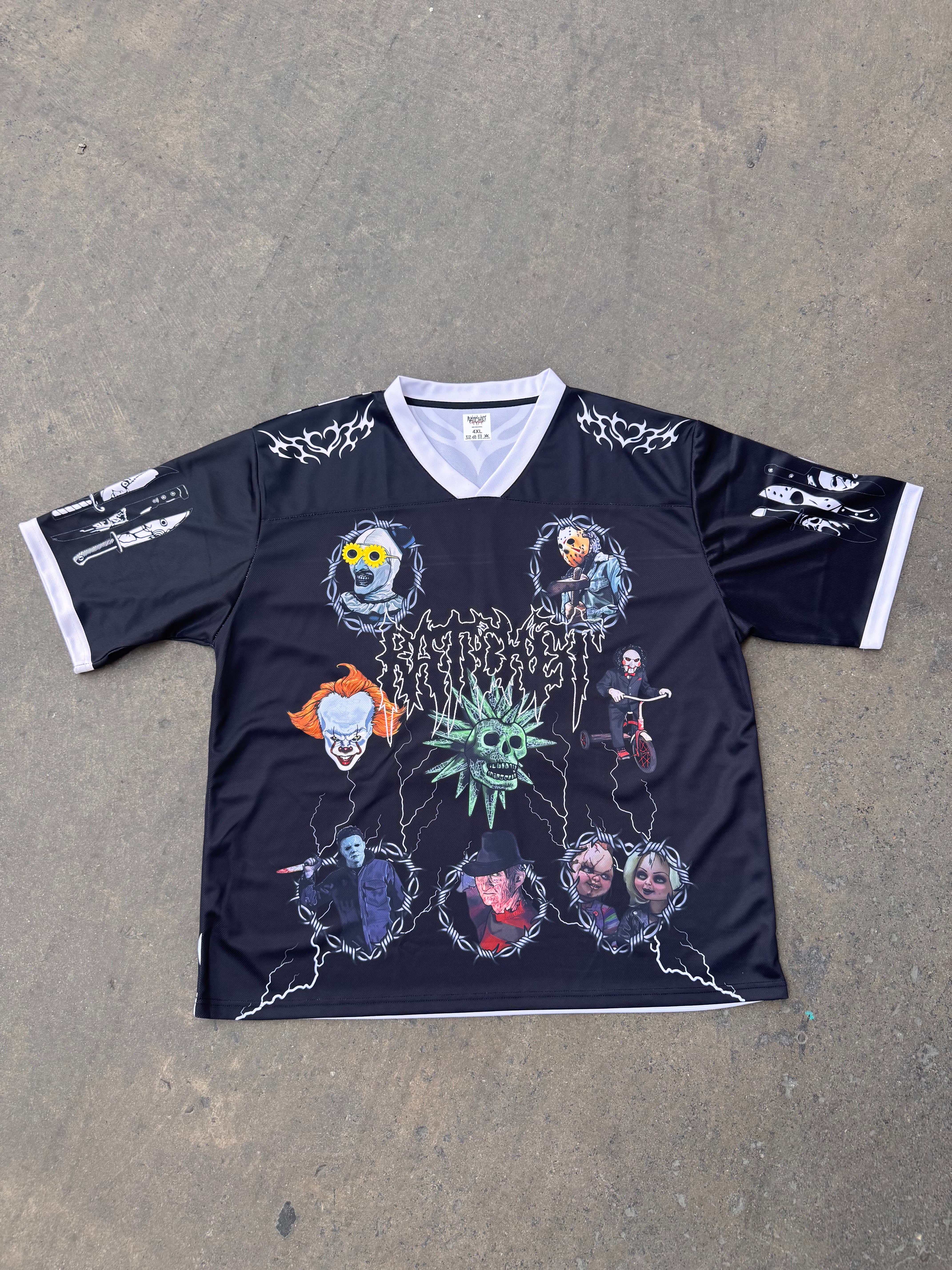 Iconic Halloween Characters Baseball Jersey