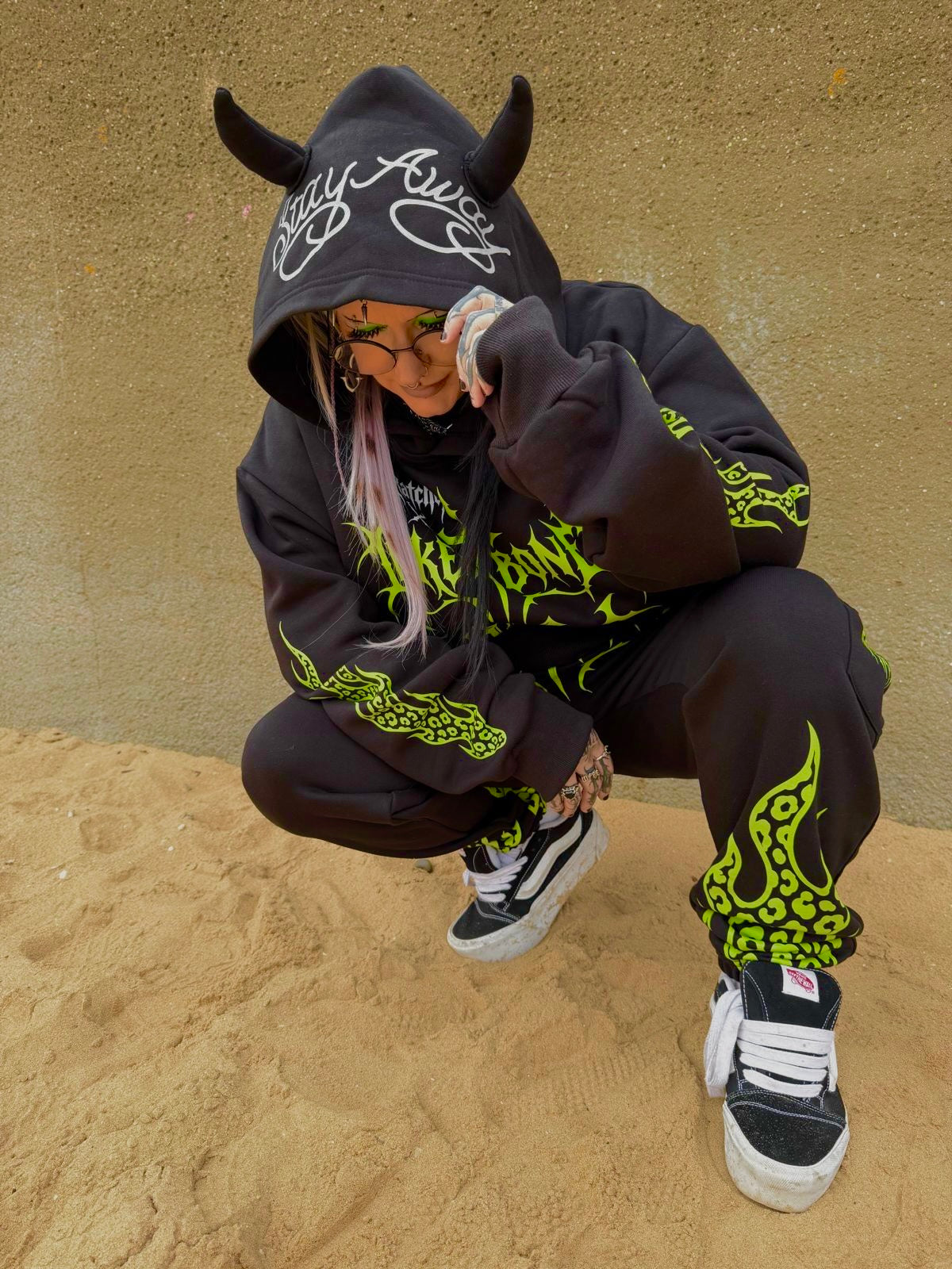 INKED BONE BOXY HOODIE (shipped end of November)