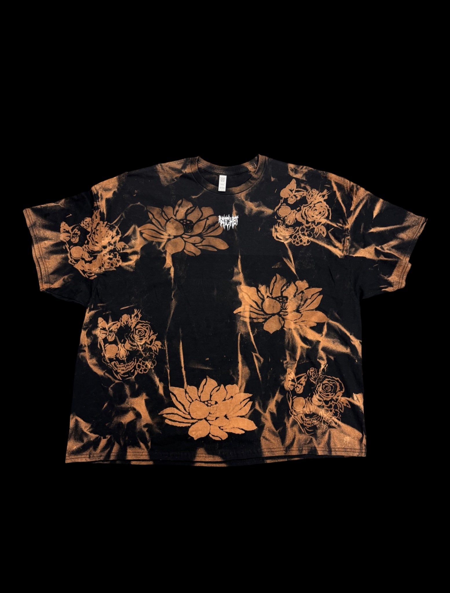 Floral Skull Bleach