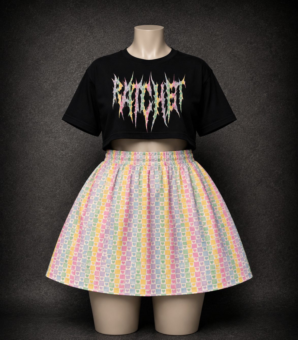 Hearts Skirt & T