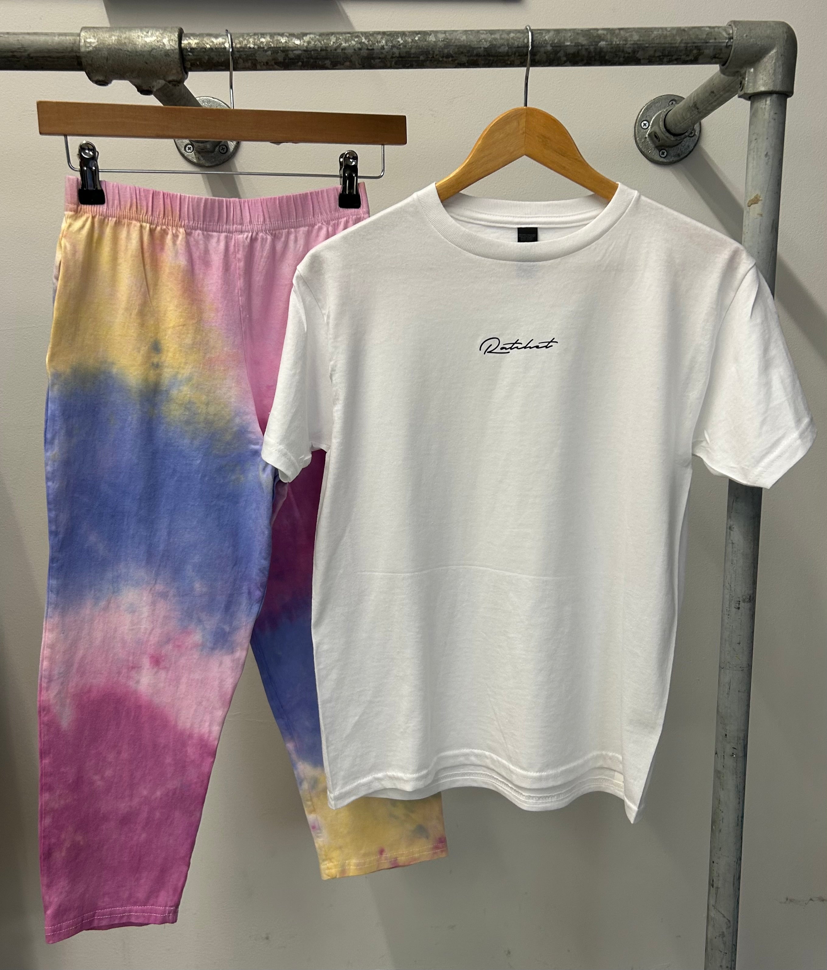 SALE KIDS PJ SET PINK/BLUE/YELLOW/PURPLE