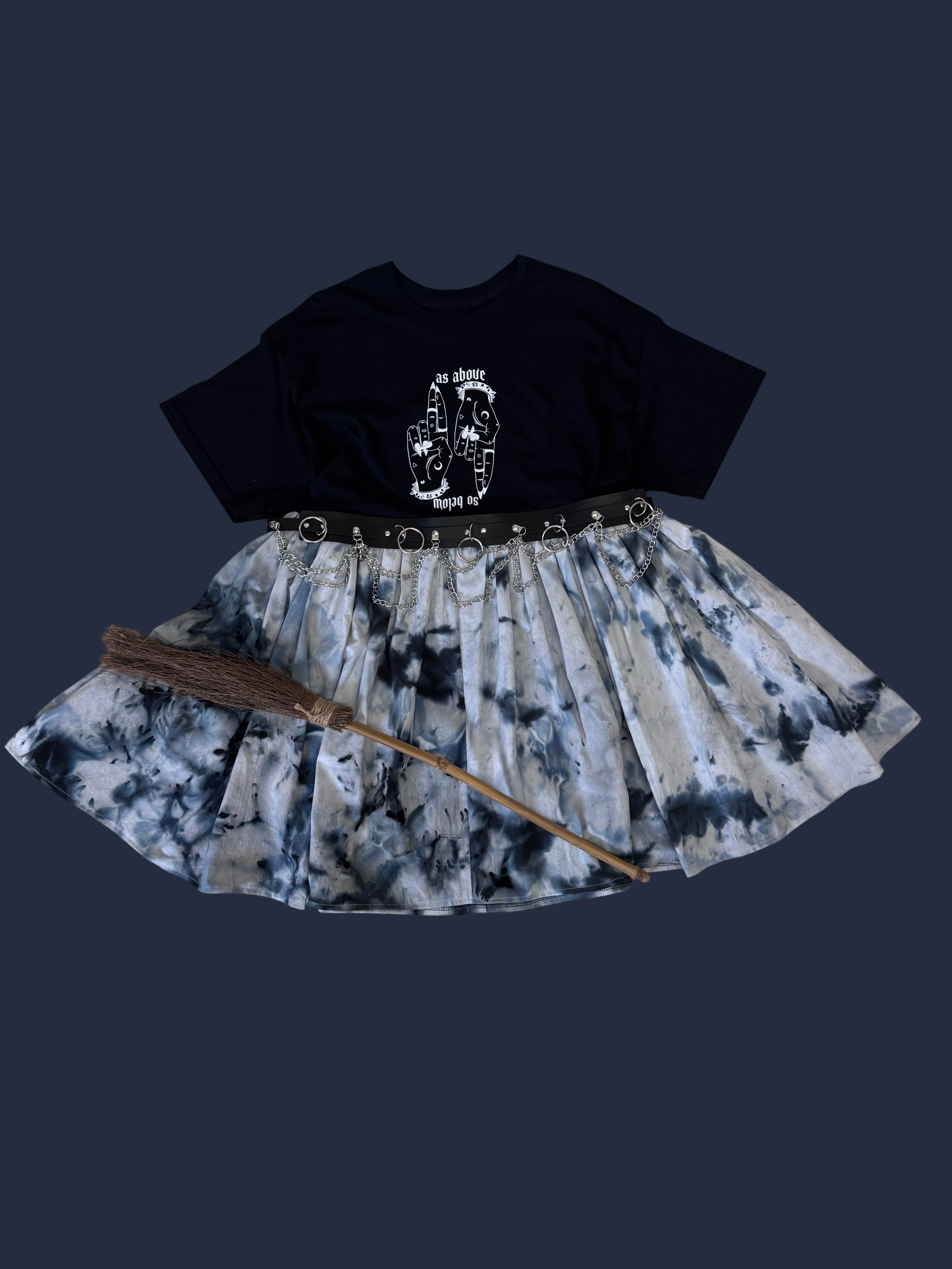 AS ABOVE SO BELOW SMOCK DRESS