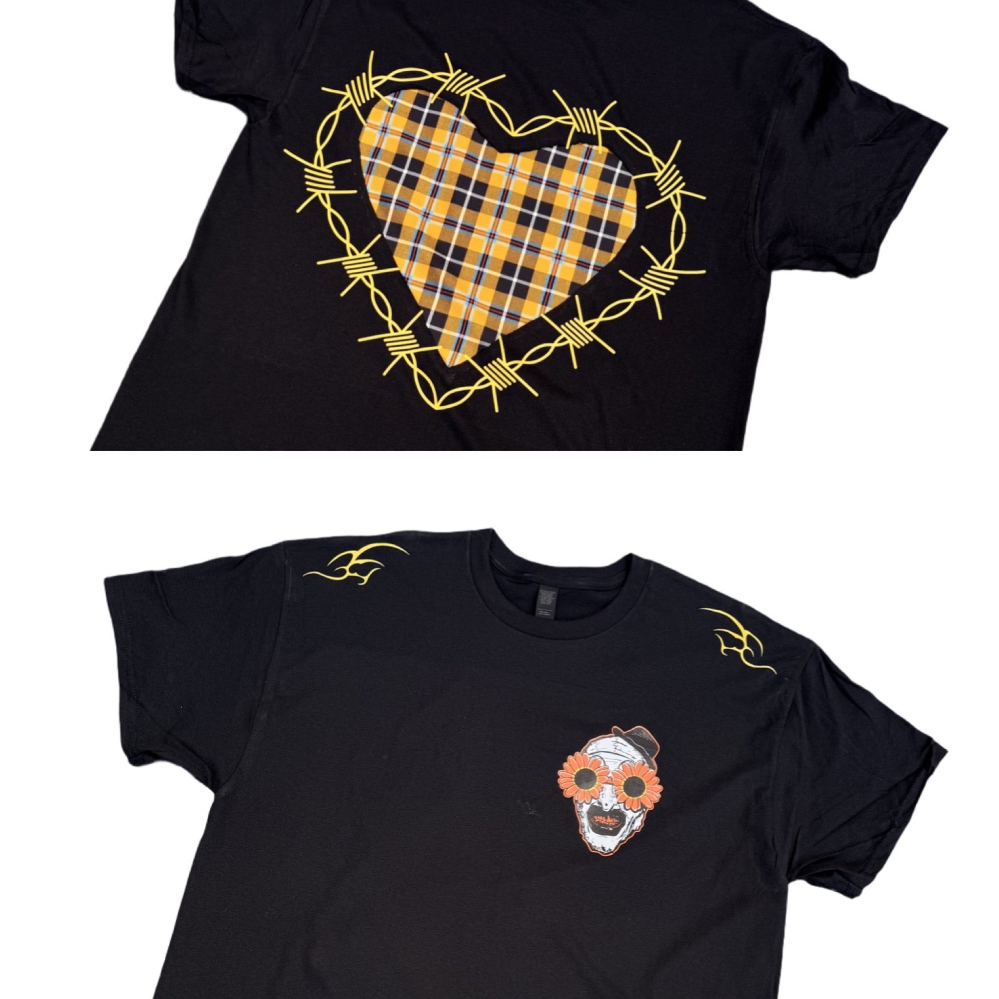 Heart Panel T-shirt Art (print customisable)