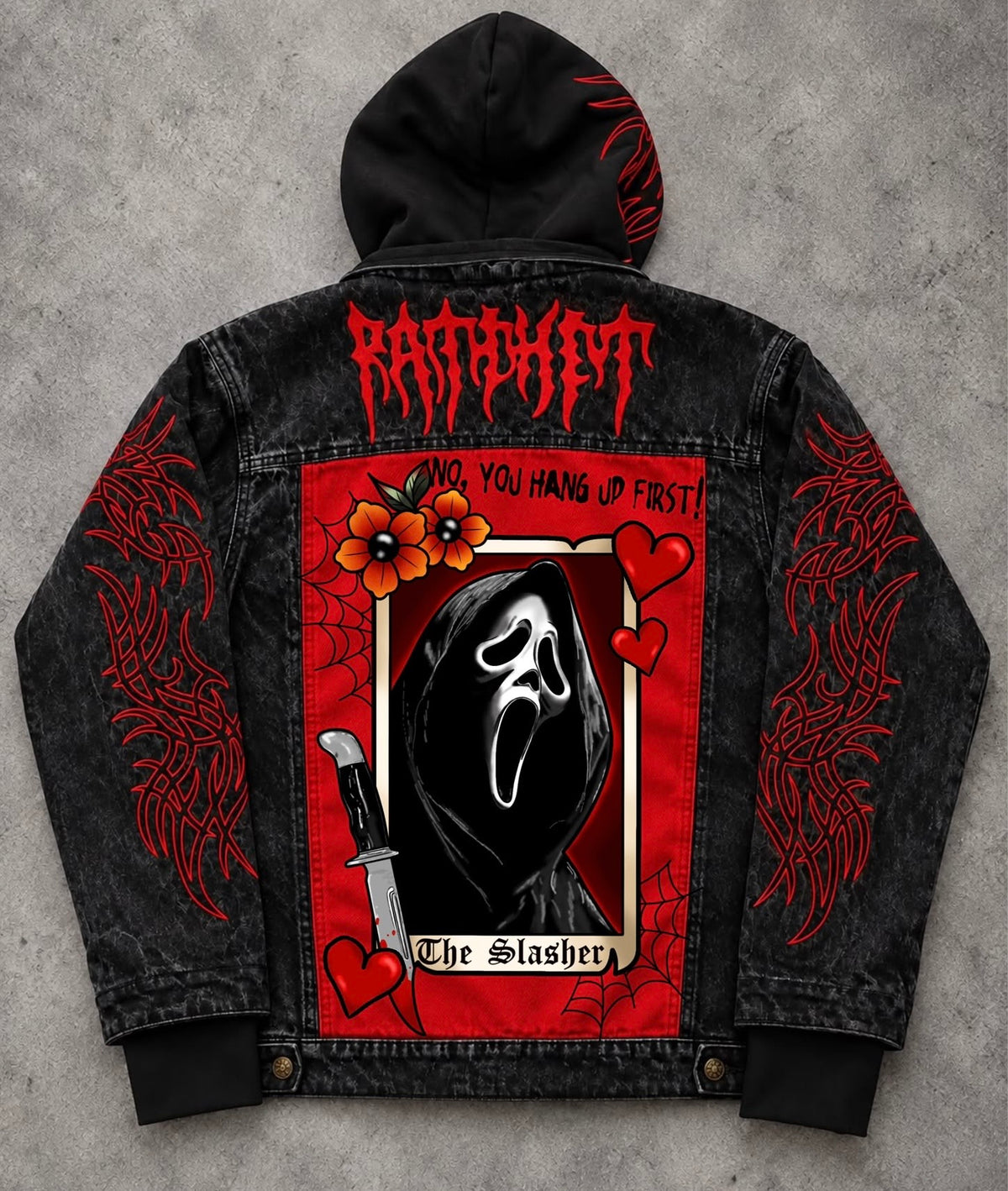Scream Denim Jacket (pre order shipped before halloween)