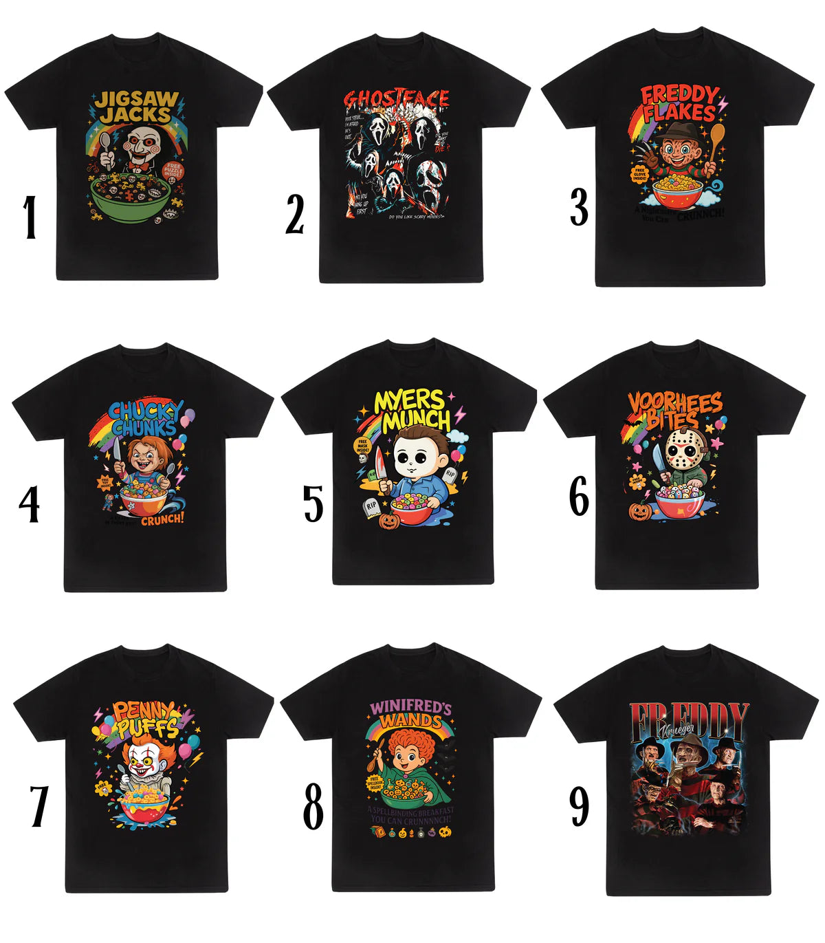 SALE TEE HALLOWEEN VARIOUS