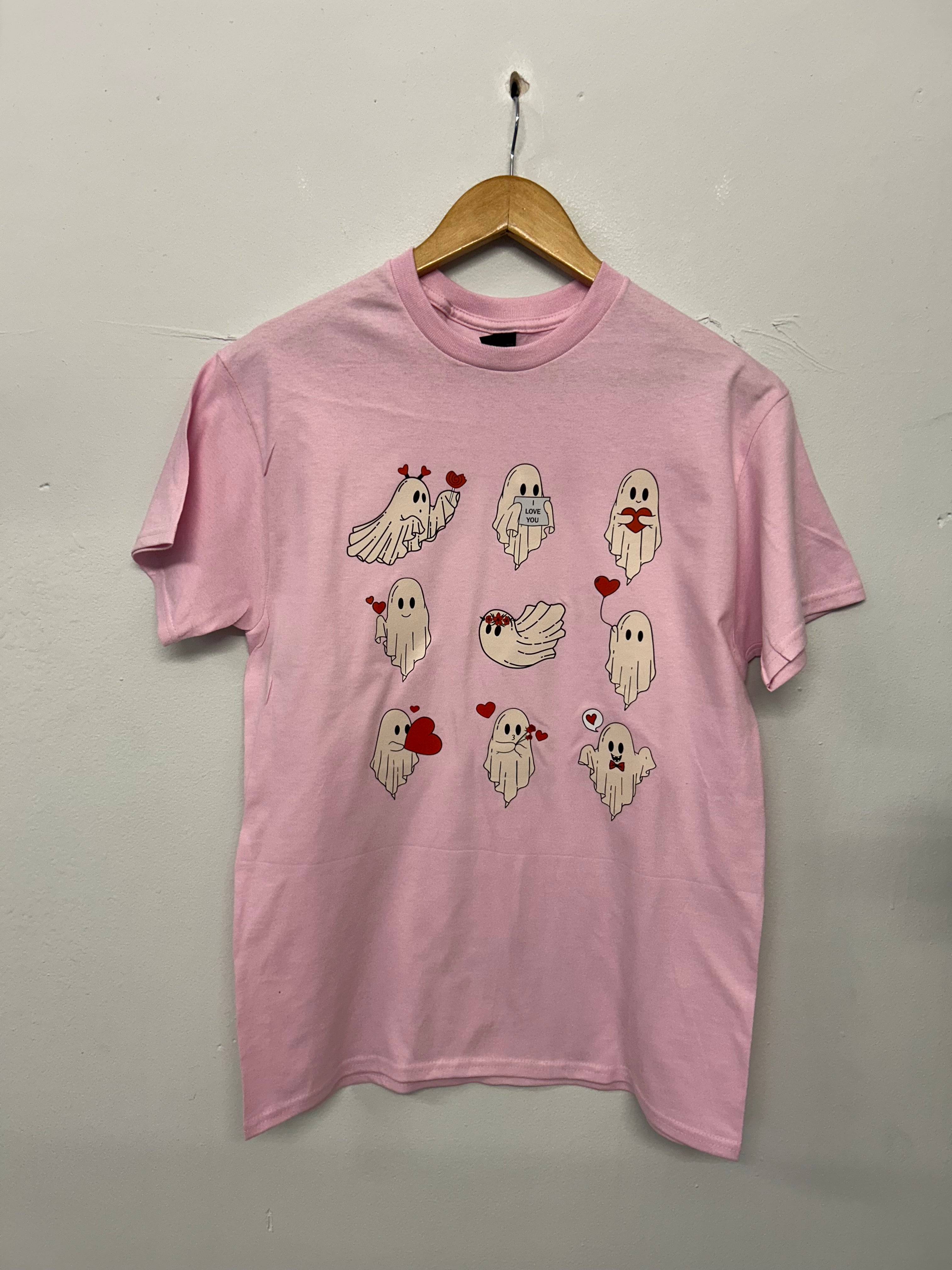 SALE TEE PINK GHOST LOVE