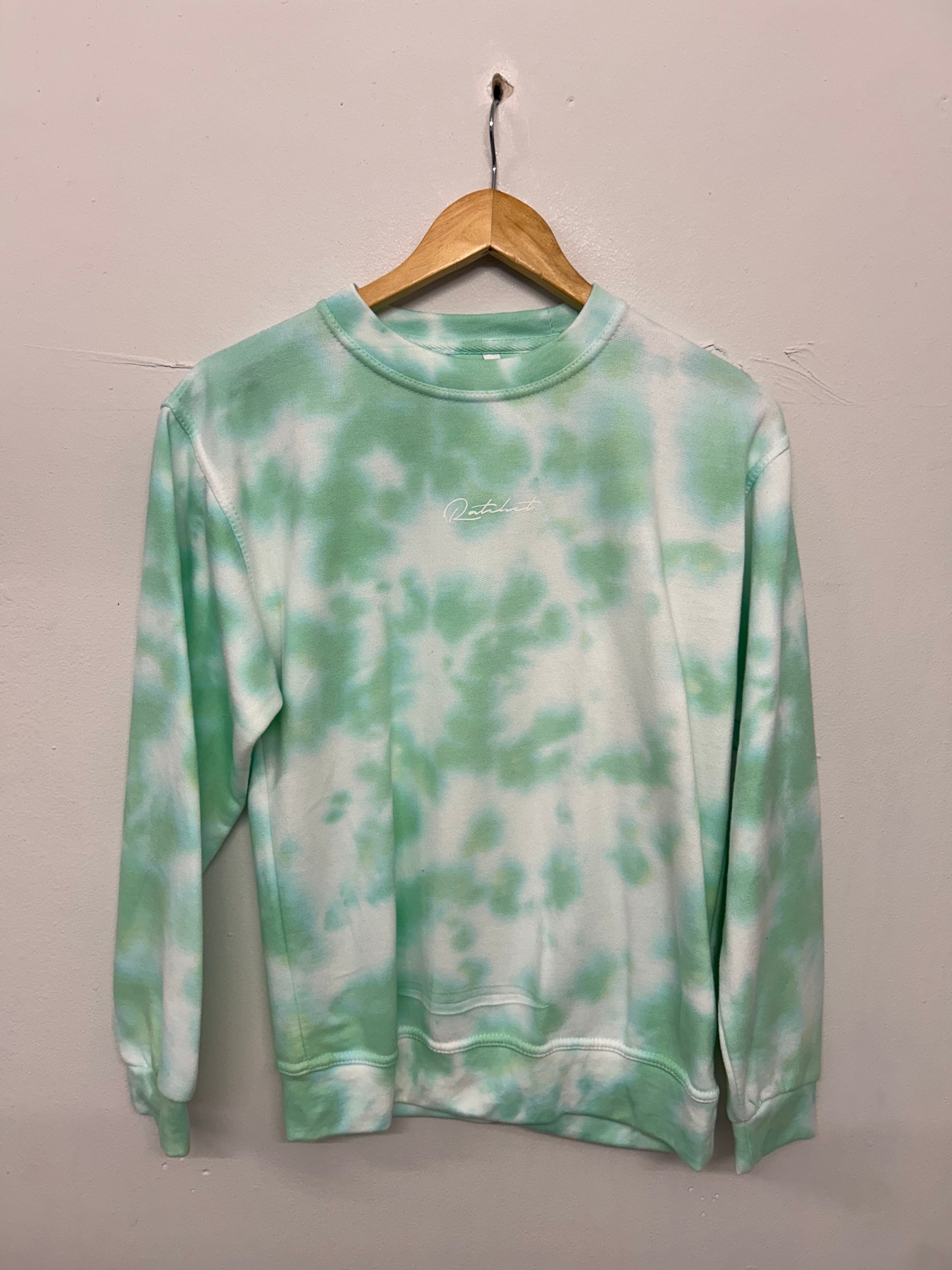 SALE GREEN CLOUD  SWEAT X- SMALL SMALL