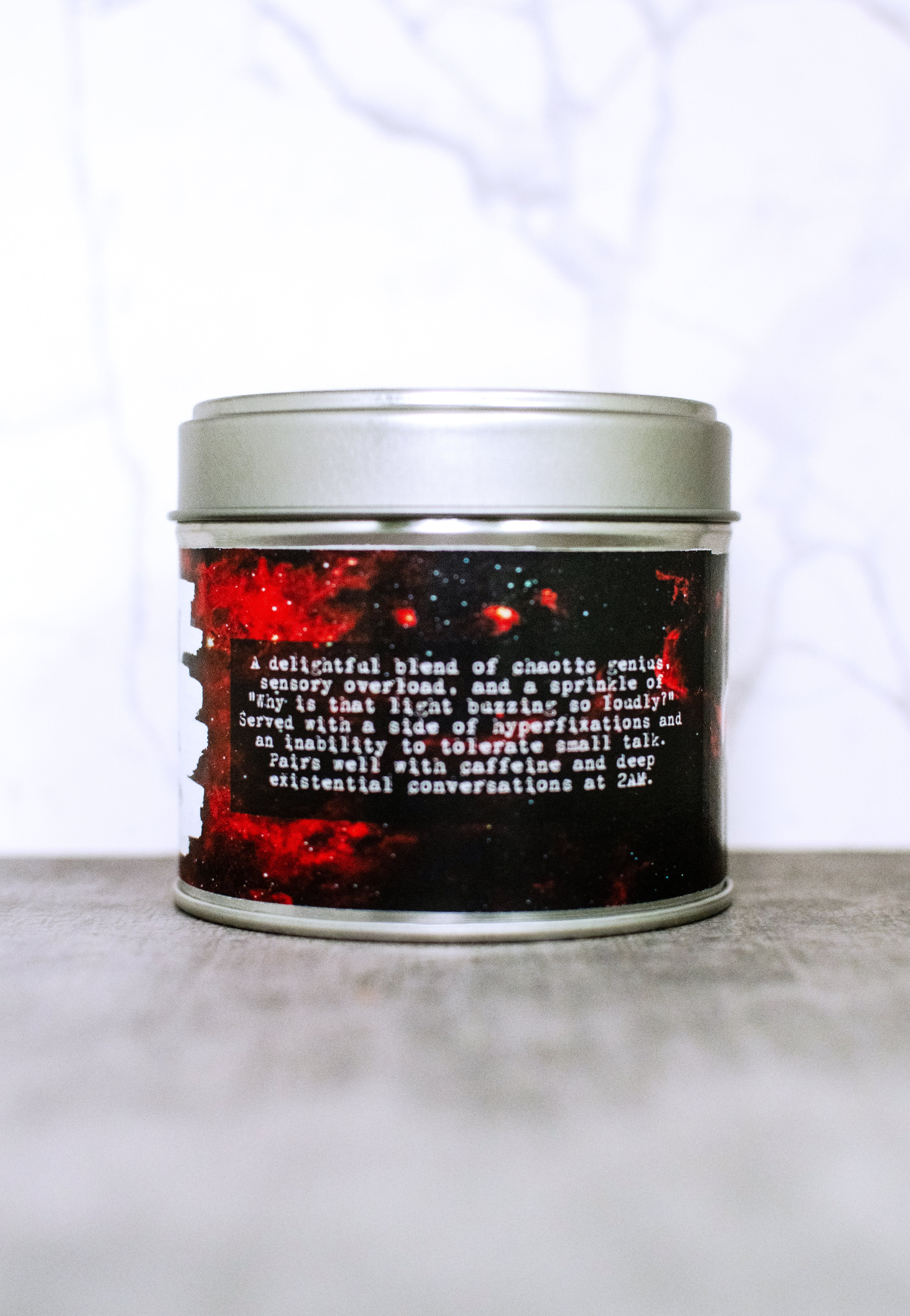 Vegan Soy Wax 200ml Tie Dye Candle 35h+ Burn Time