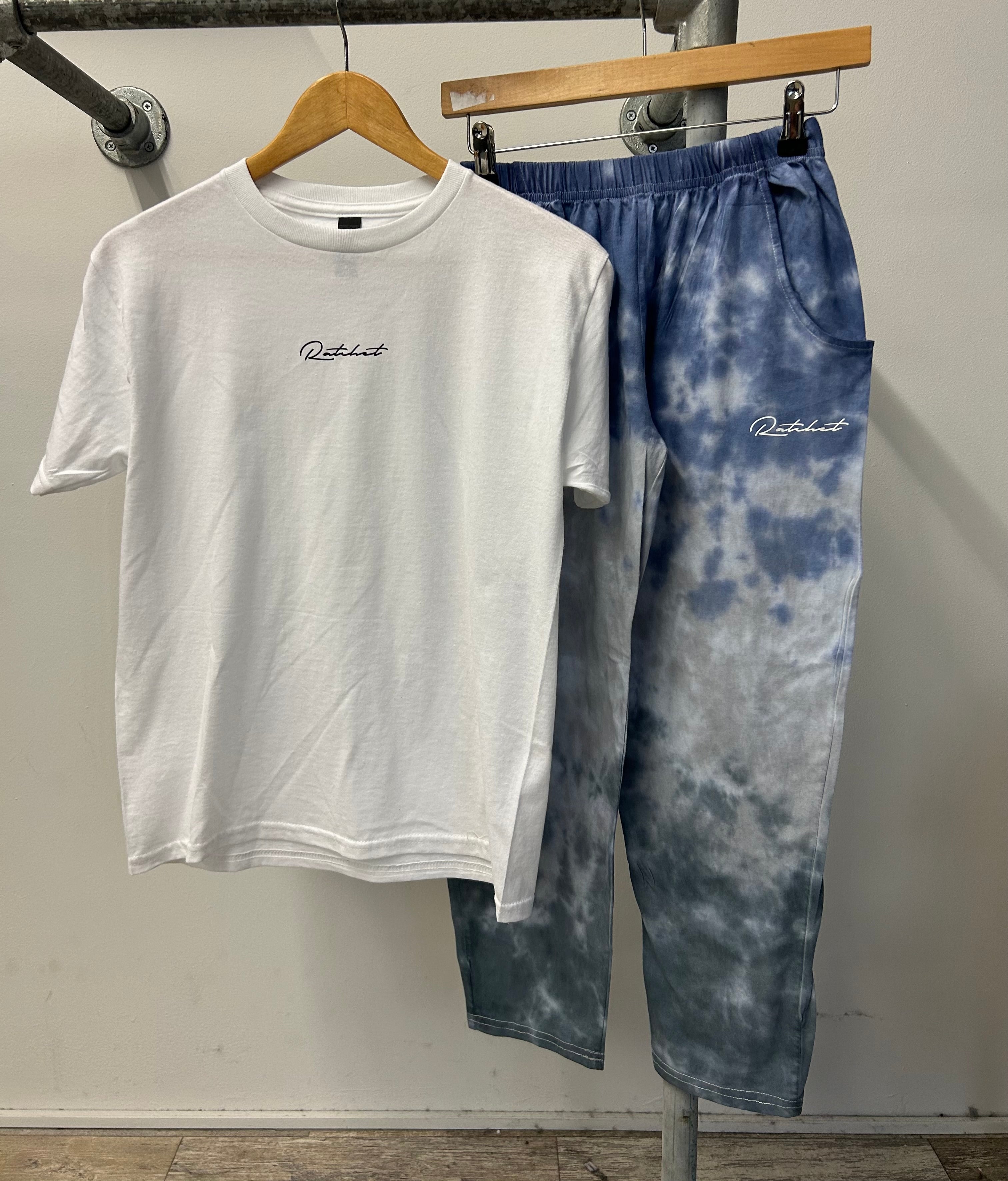 SALE JUNIOR  PJ SET NAVY/GREY/BLACK XL