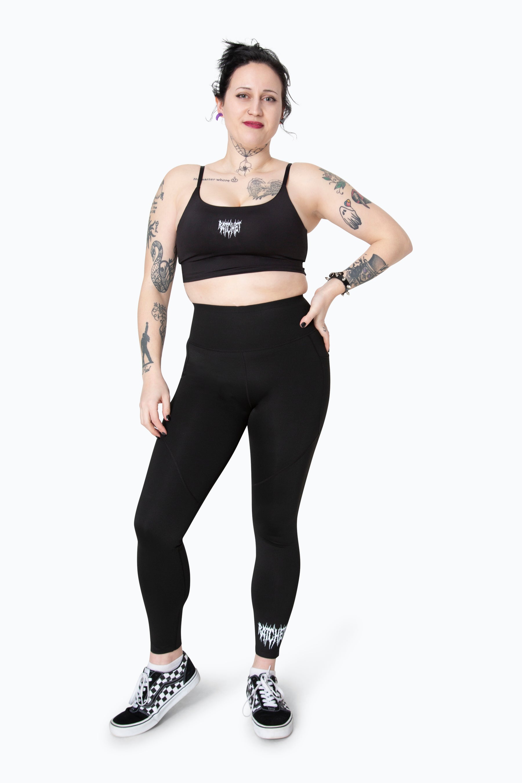 Black Movement Side Pocket Leggings
