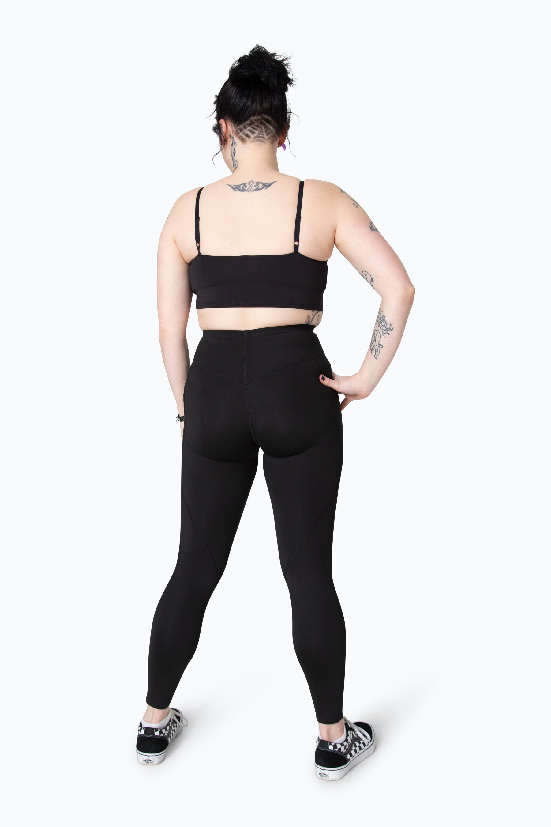 Black Movement Side Pocket Leggings