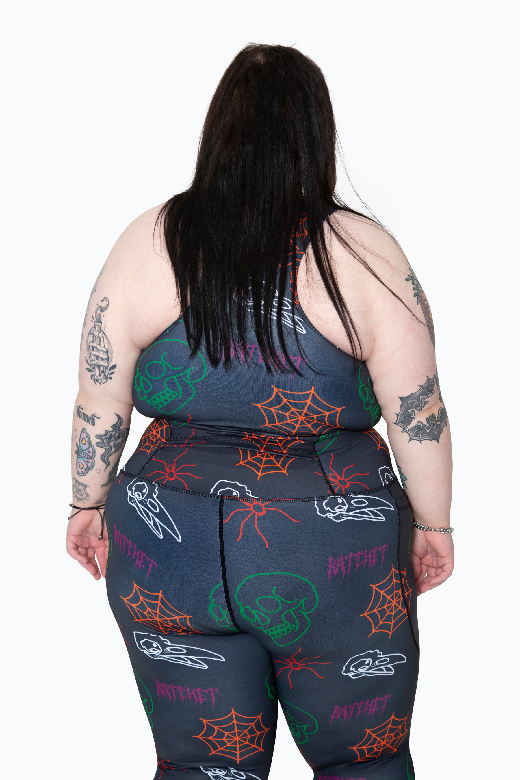 Multi Skull Sports Bra