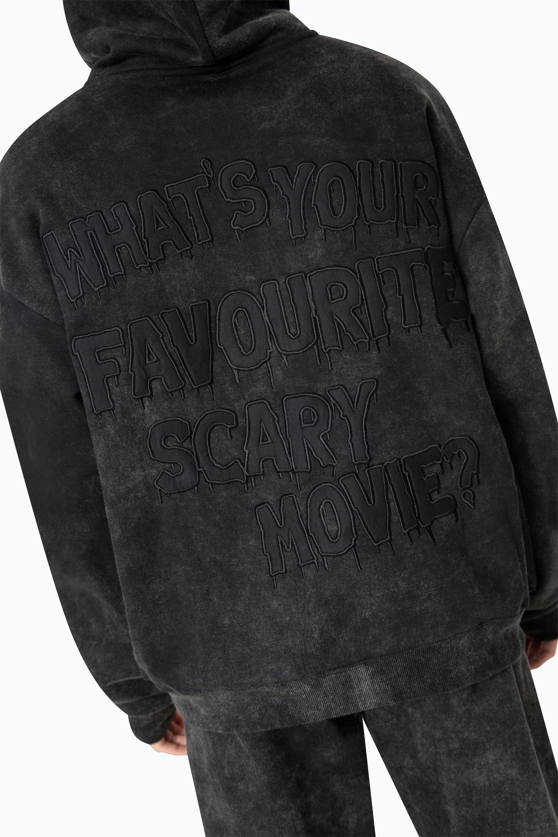 Acid Scream Oversized Full Zip Hoodie