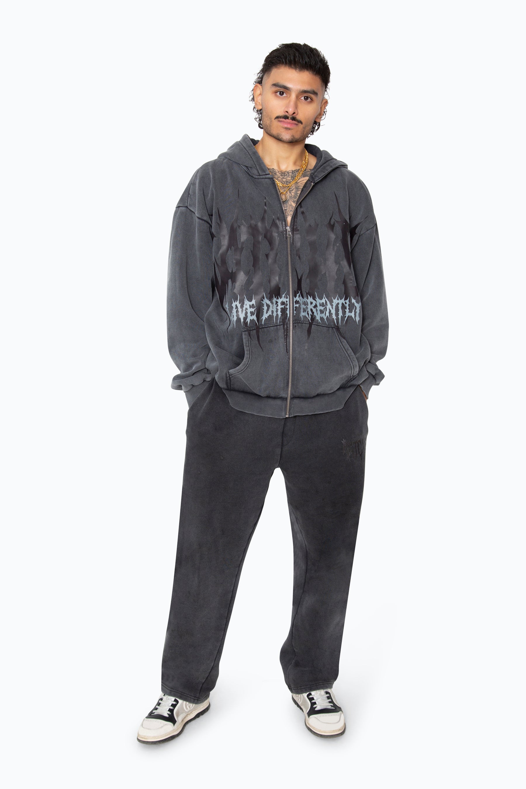 Heavy Acid Black Thunder Tracksuit