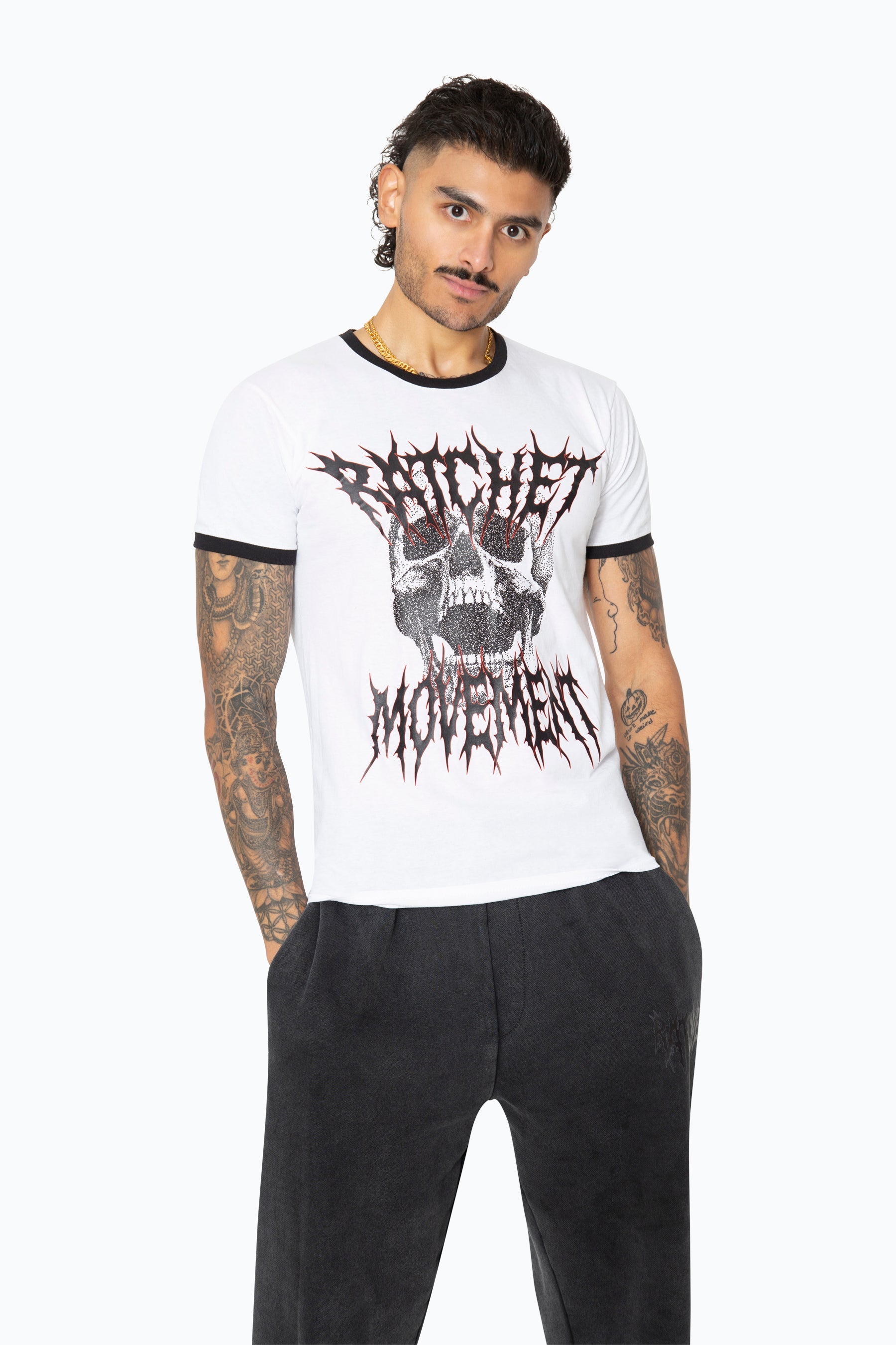 Ratchet Movement Skull Ringer T