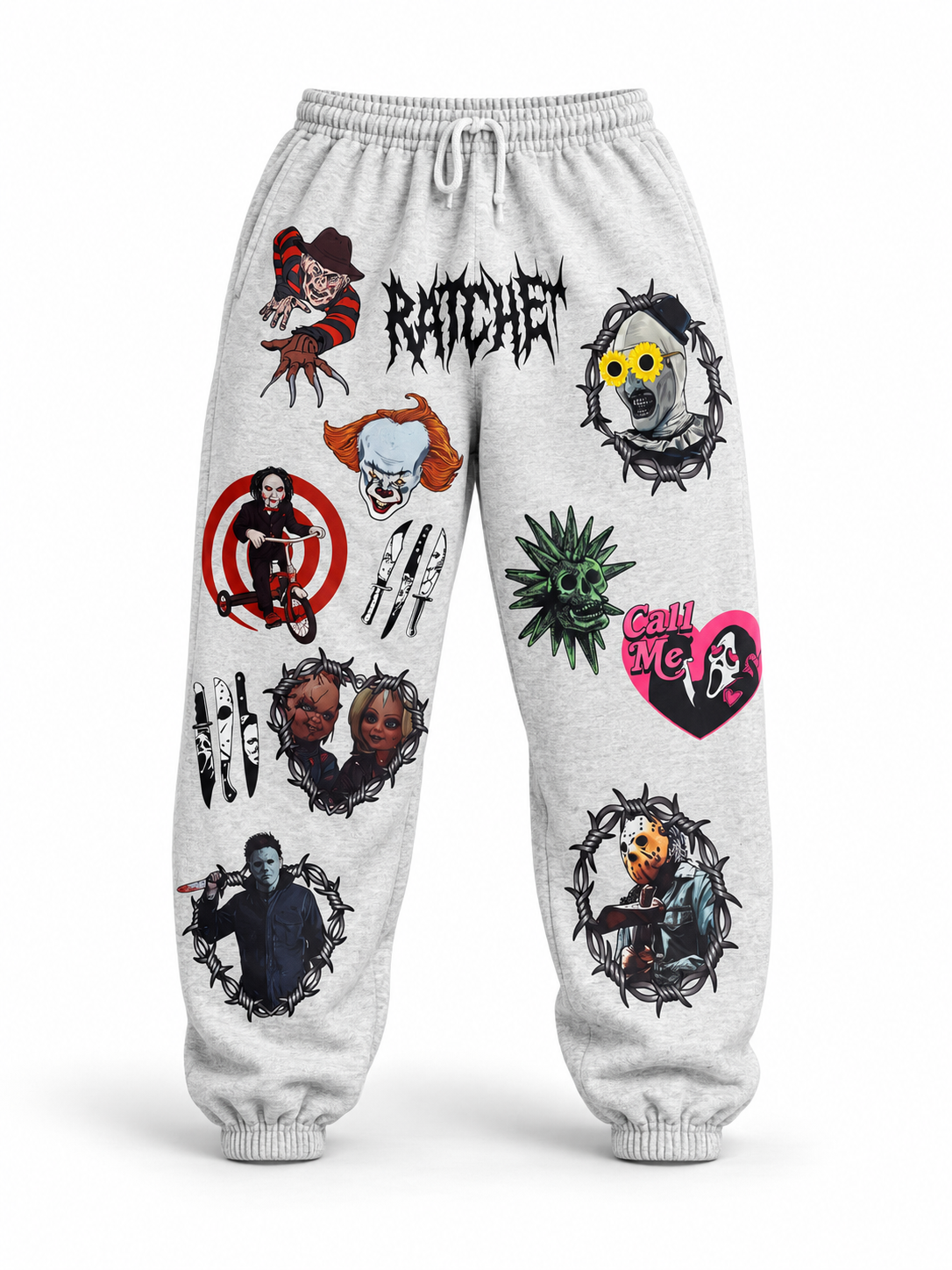 Halloween Grey Joggers
