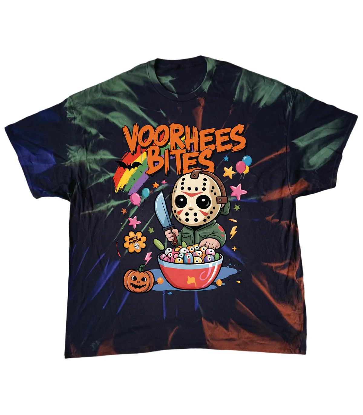 SALE TEE VOORHEES BITES TYE DYE 5XL