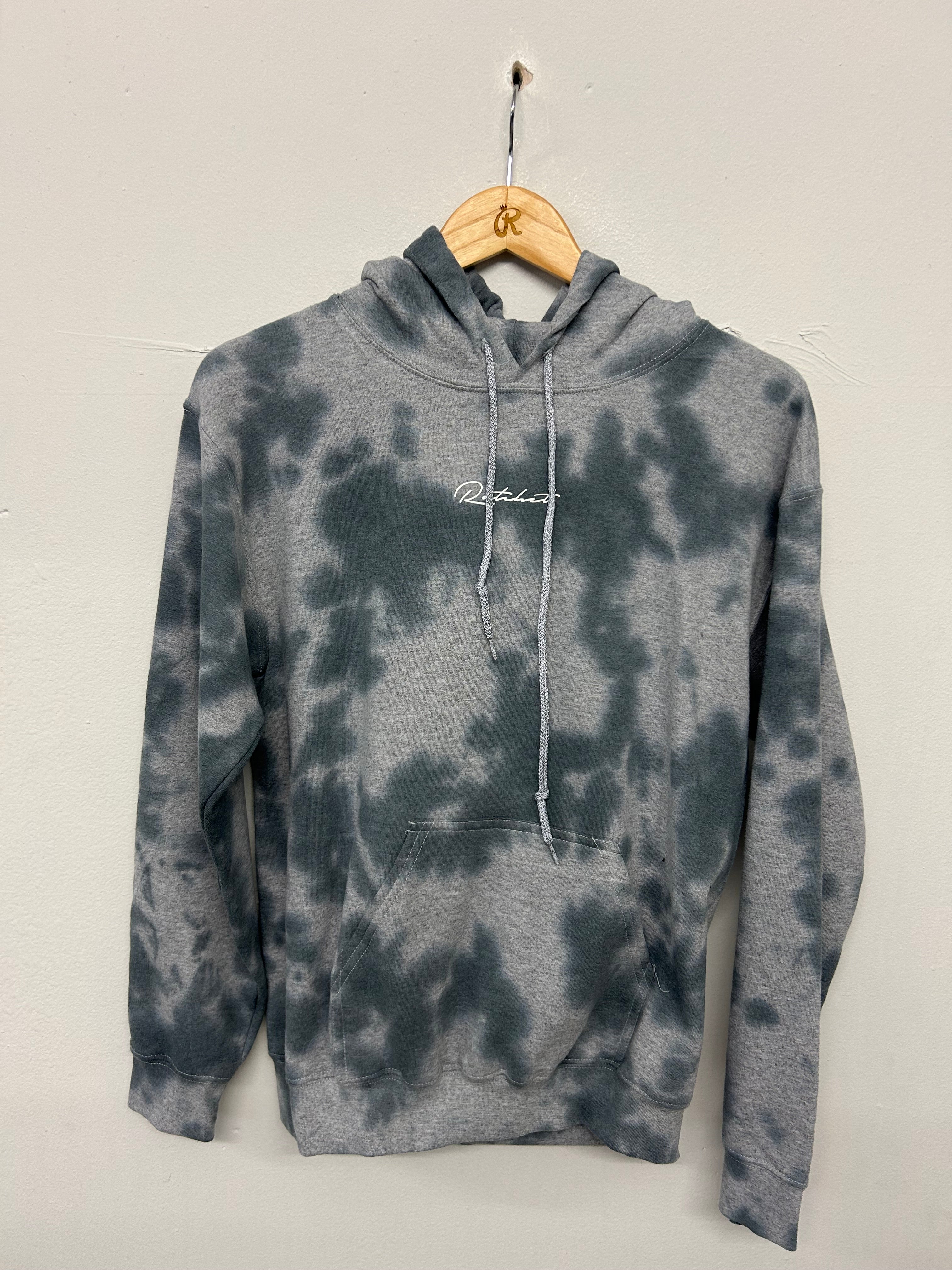 SALE GREY BLACK CLOUD  HOOD