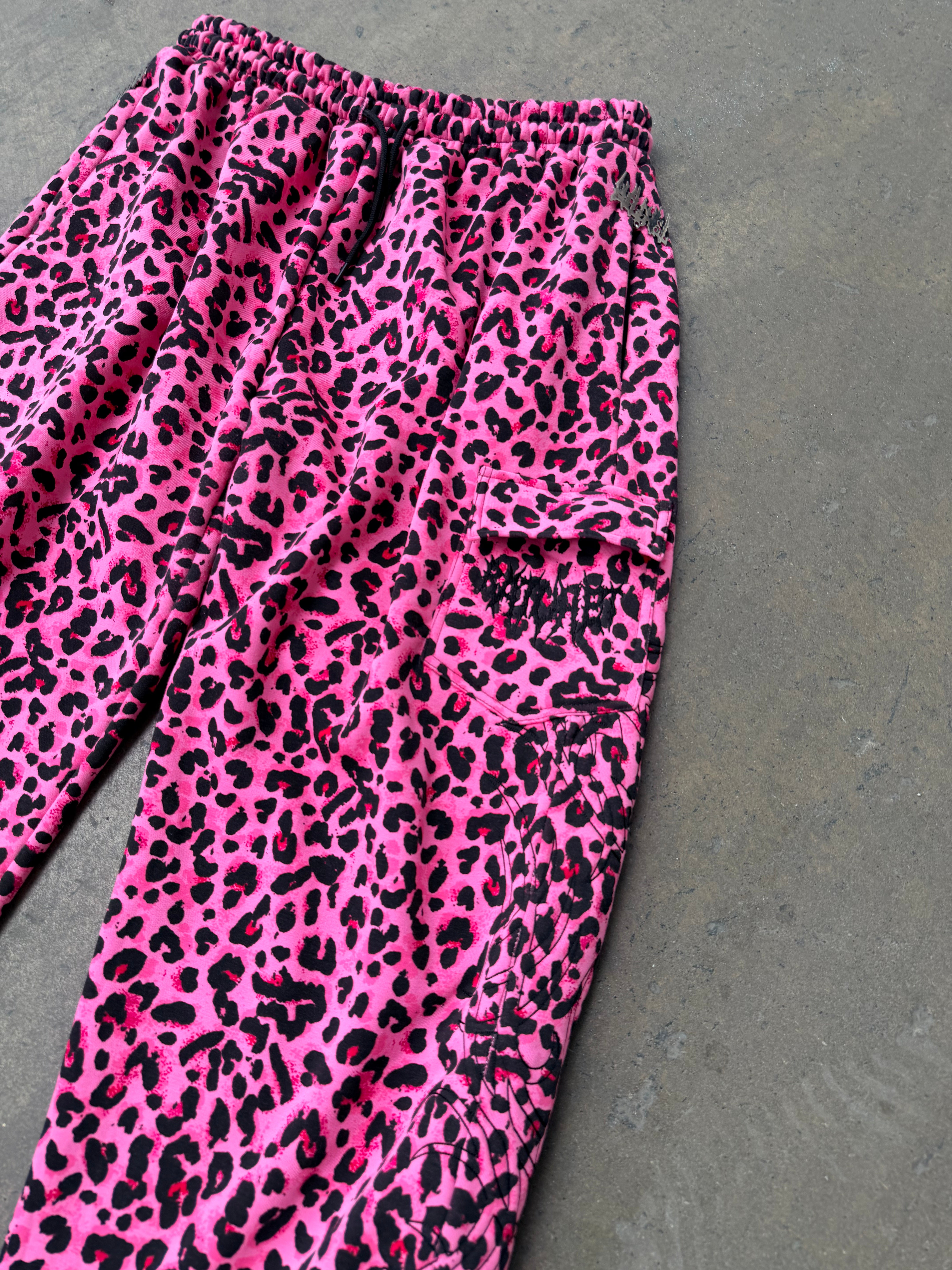 Pink Leopard Joggers Pre Order (Shipped End Of August)