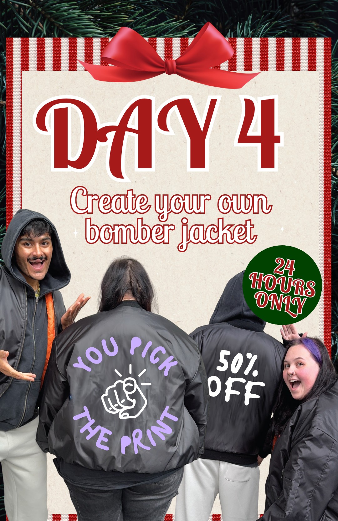 CREATE YOUR OWN BOMBER JACKET