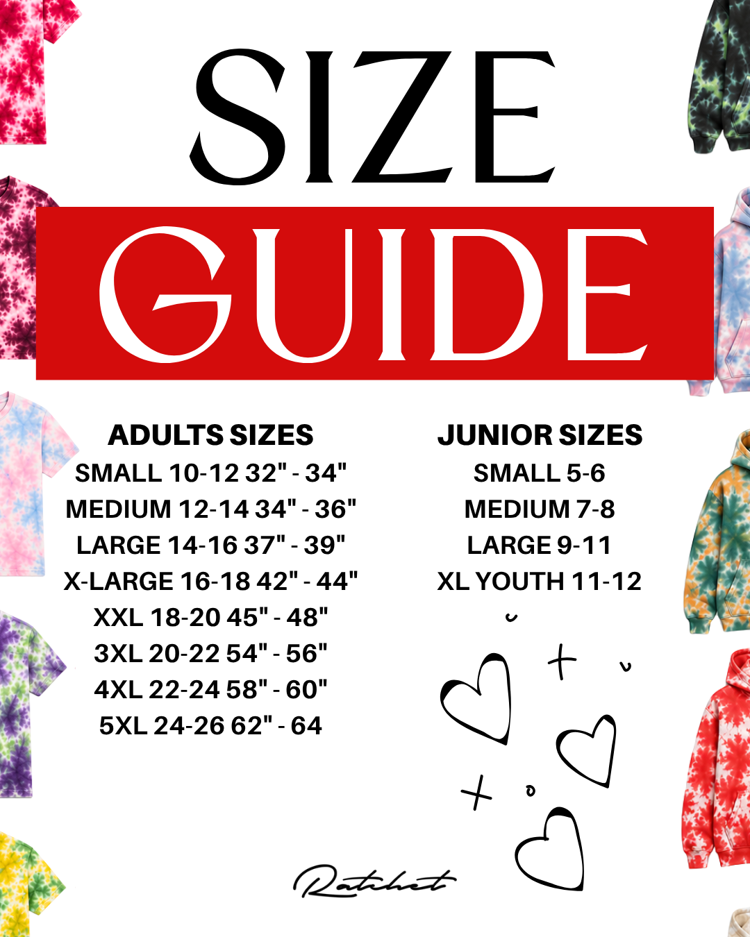 TIE DYE DEAL (SAVE OVER HALF PRICE)