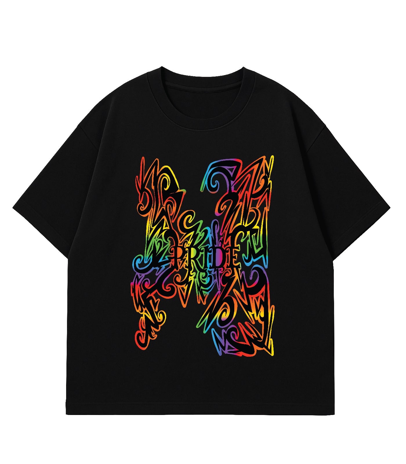 Pride Rainbow Scribble