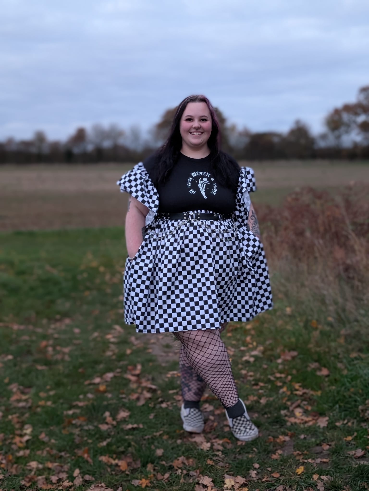 It Was Never A Phase Check Dress