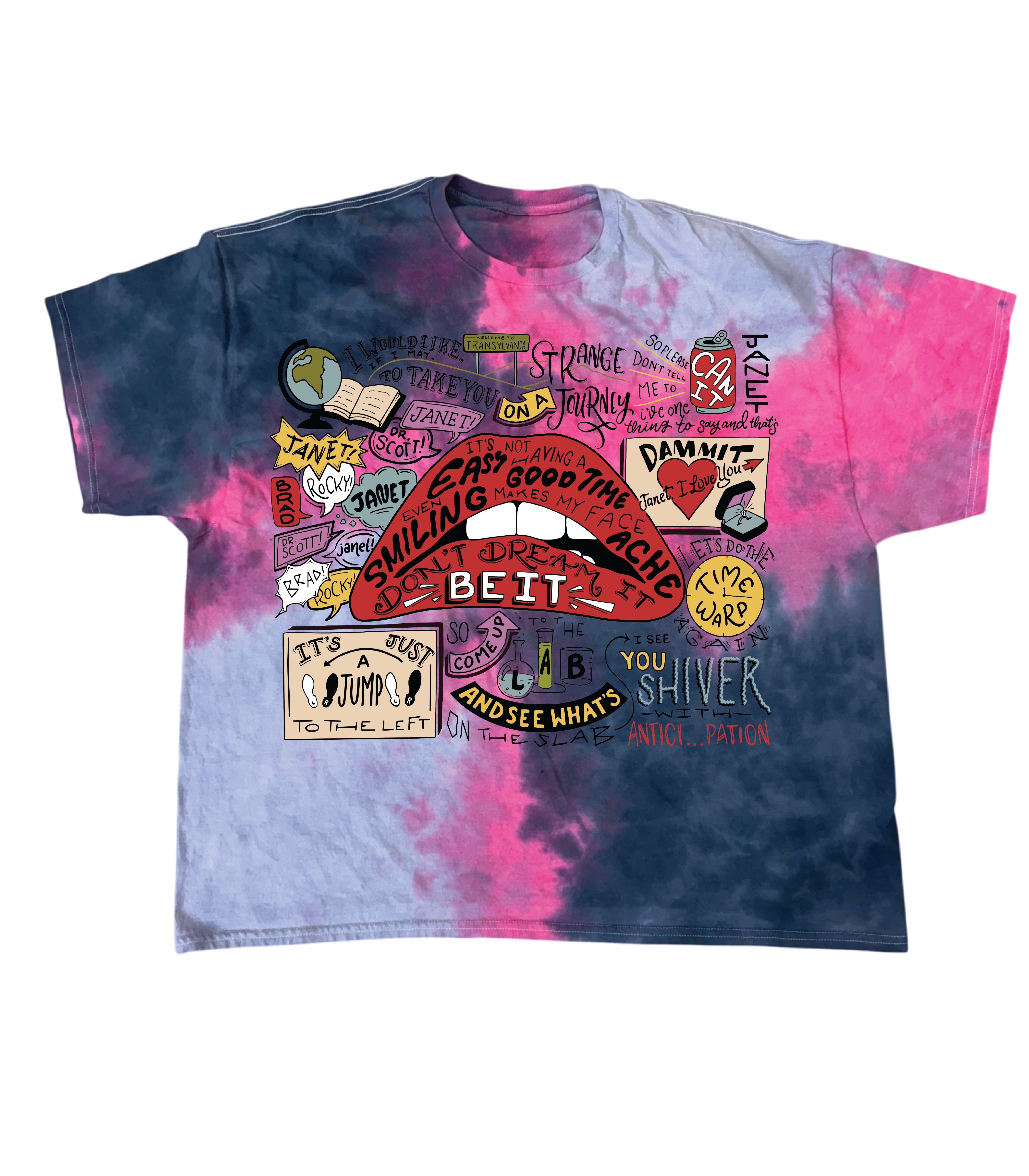 Rocky H Quote Tie Dye