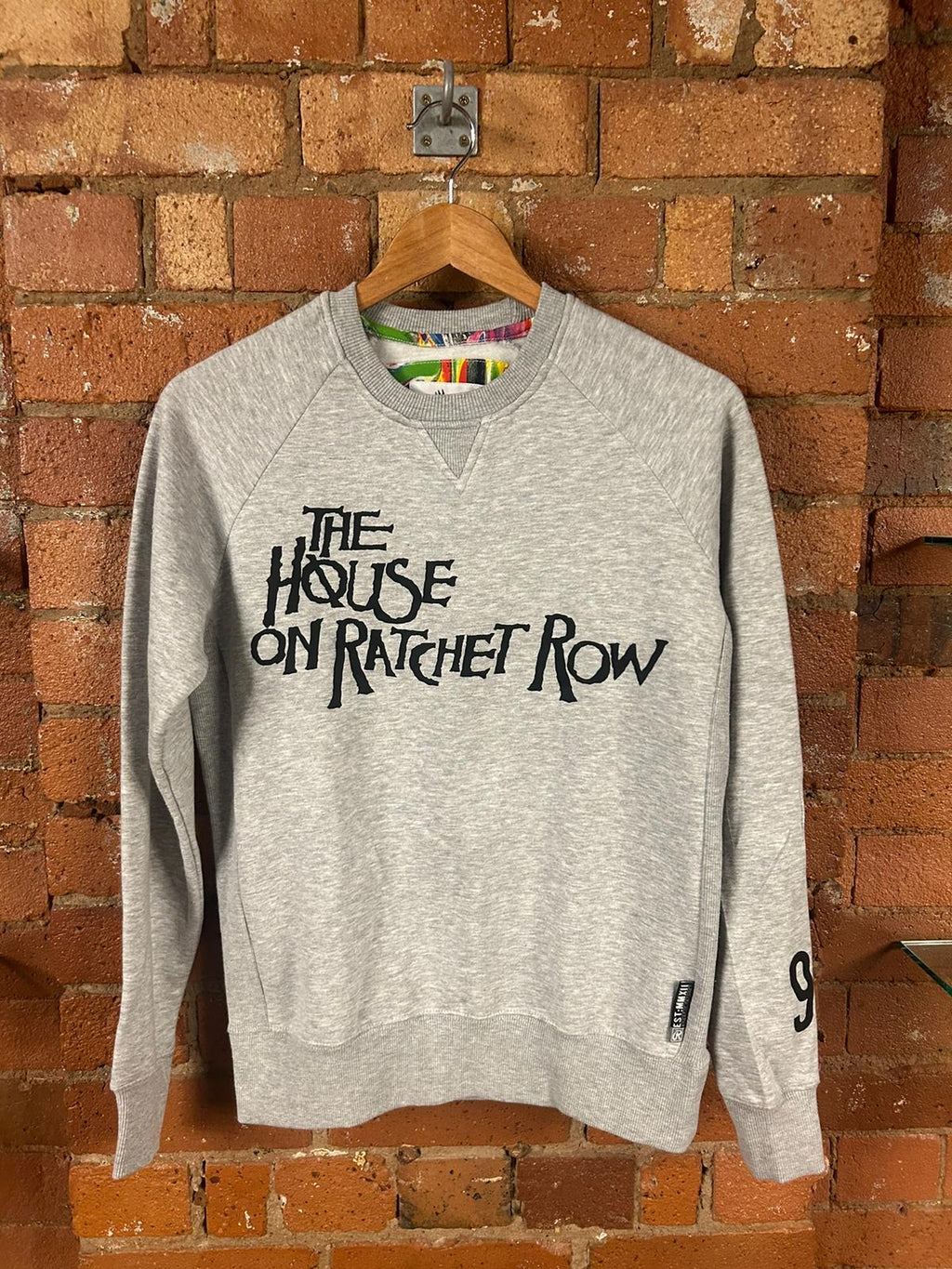 SALE Adult House on Ratchet Row Grey Sweatshirt
