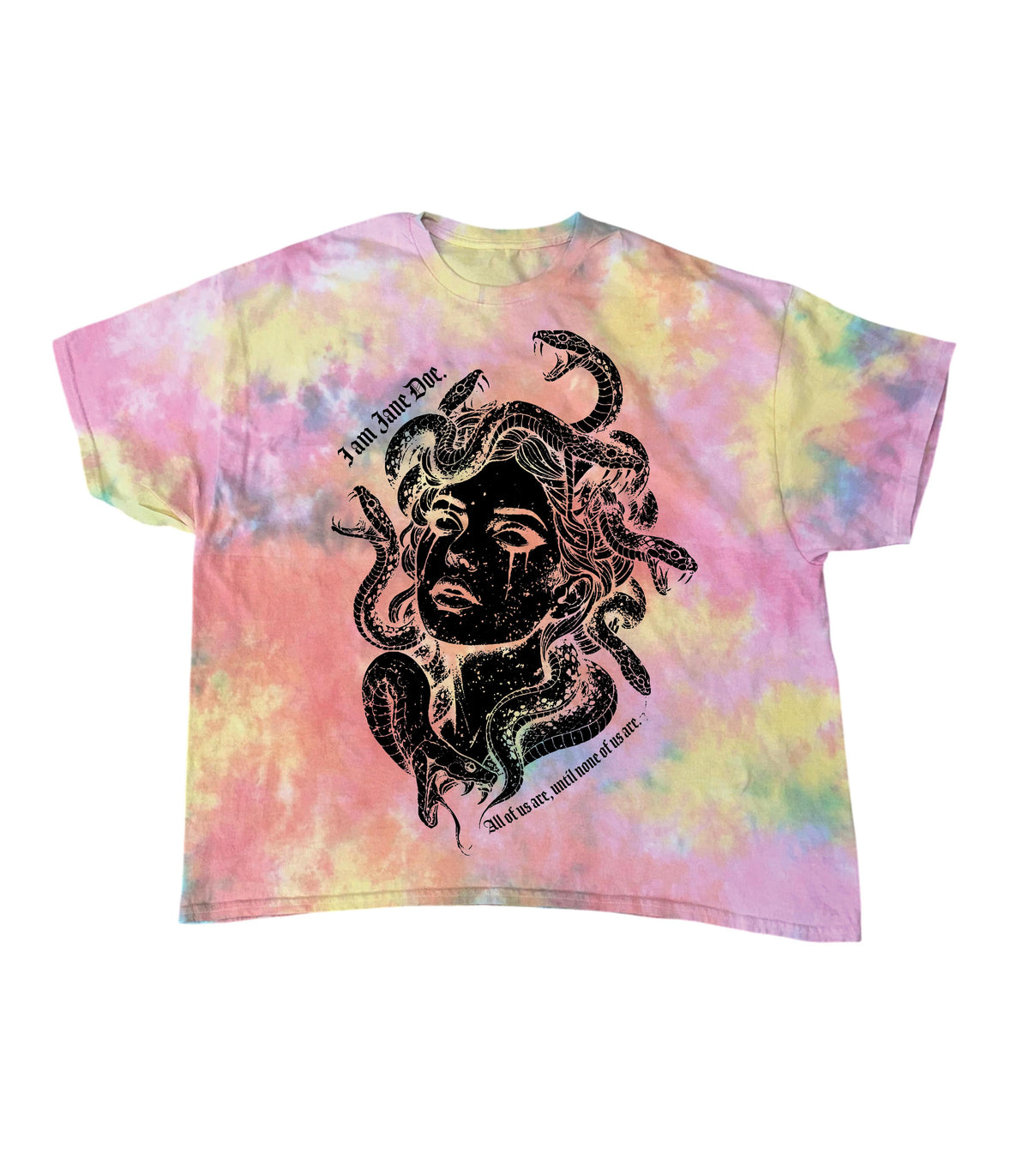 Jane Doe Tie Dye Medusa (all profits go to survivor trust)