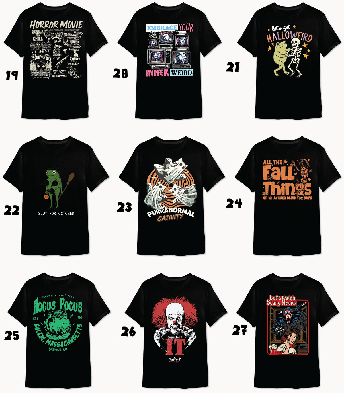 Spooky Season 2 for £19.99 T-shirt