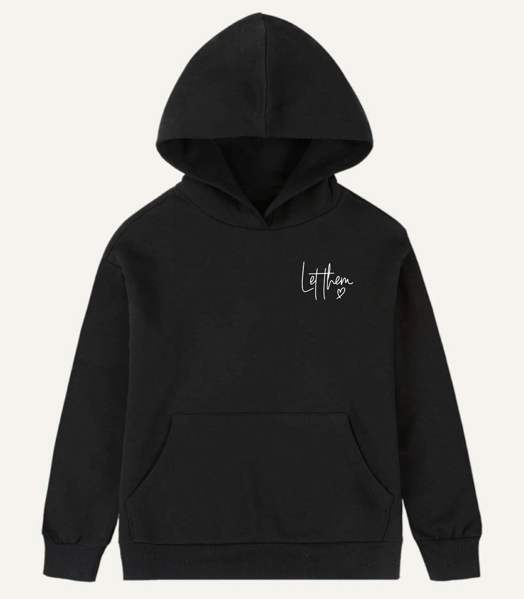 Black hoodie merch online