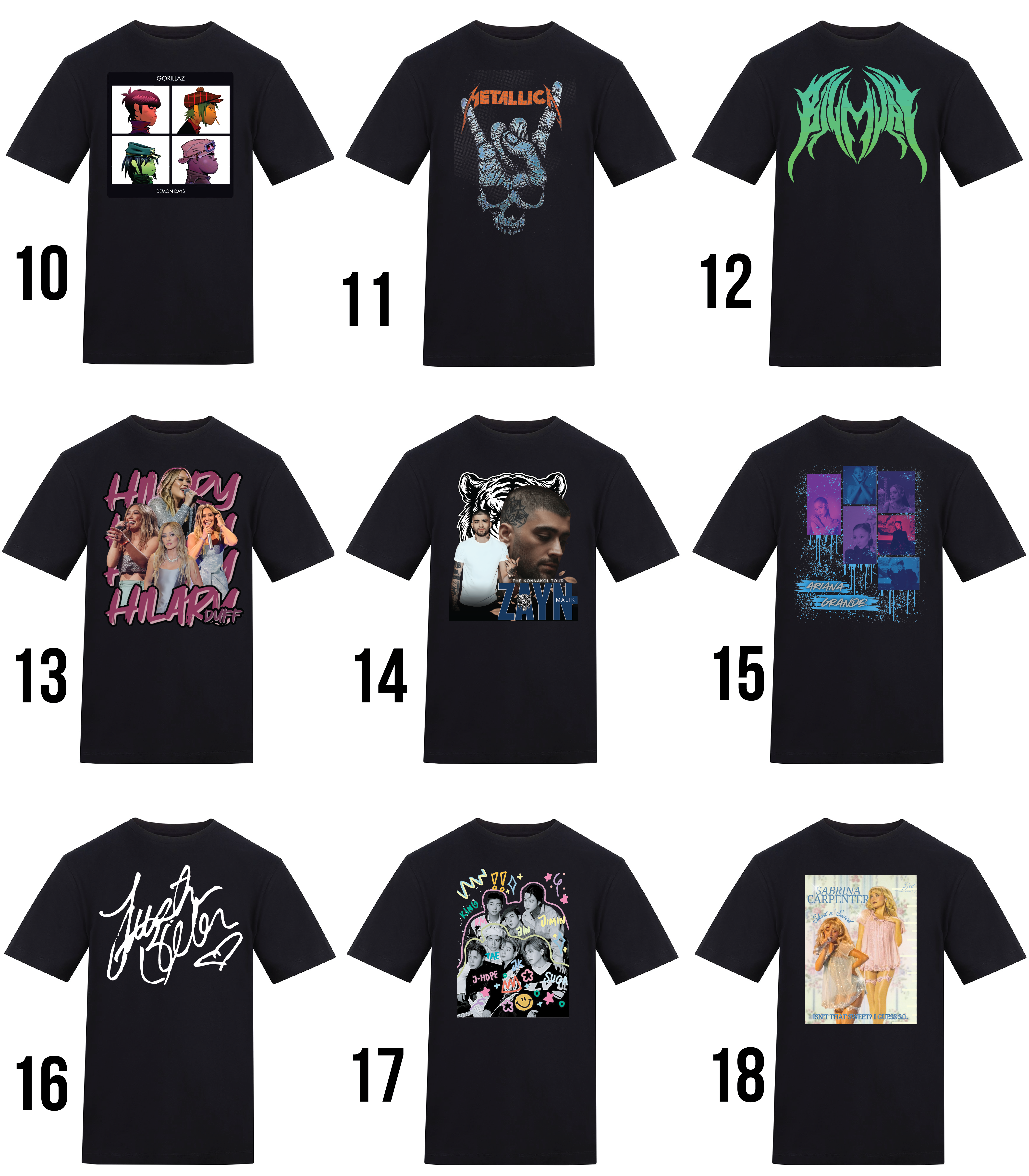 World Tour 2 for £19.99 T-shirt Or Tank Top