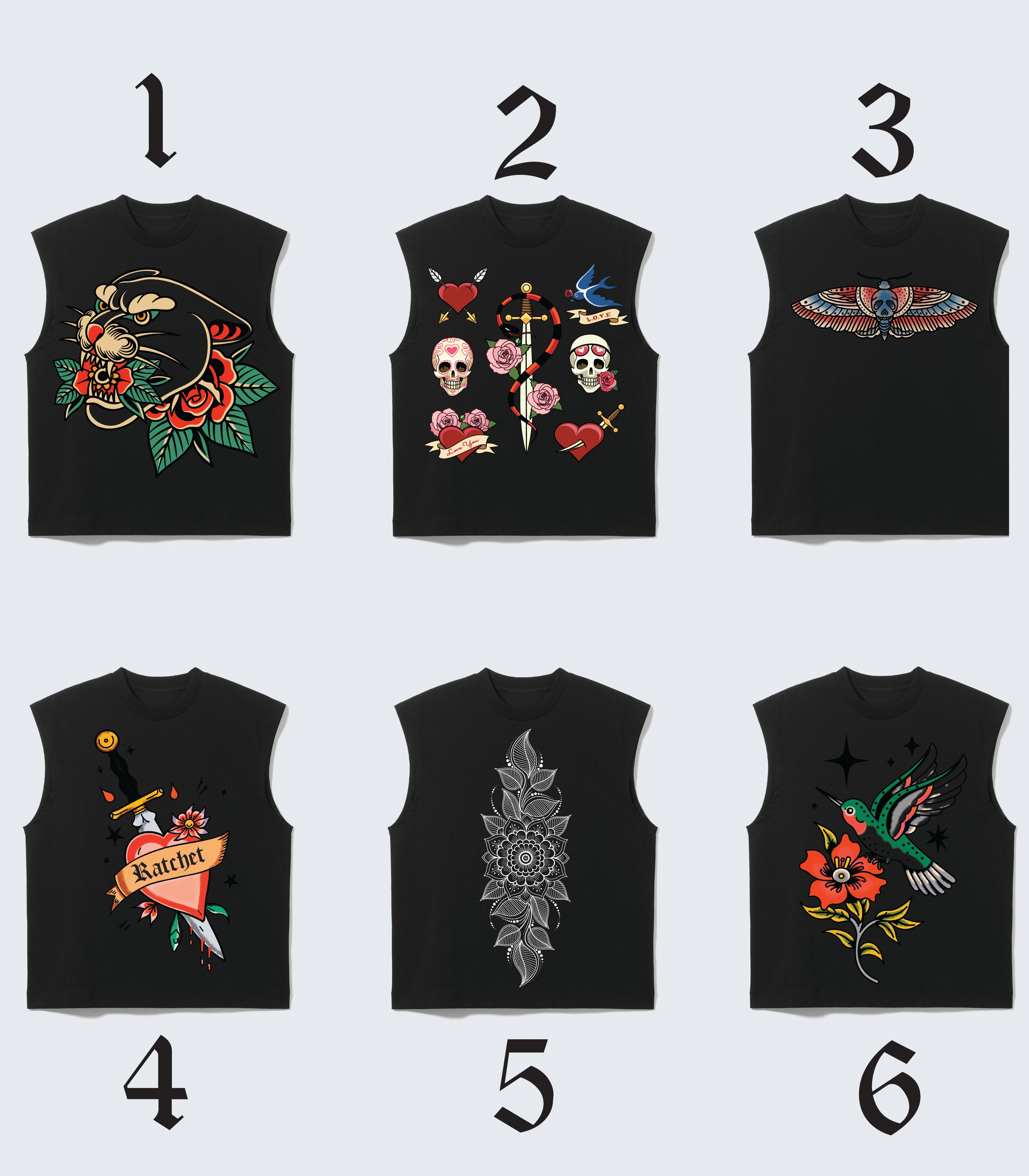 Tattoo 2 for £19.99 T-shirt Or Tank Top