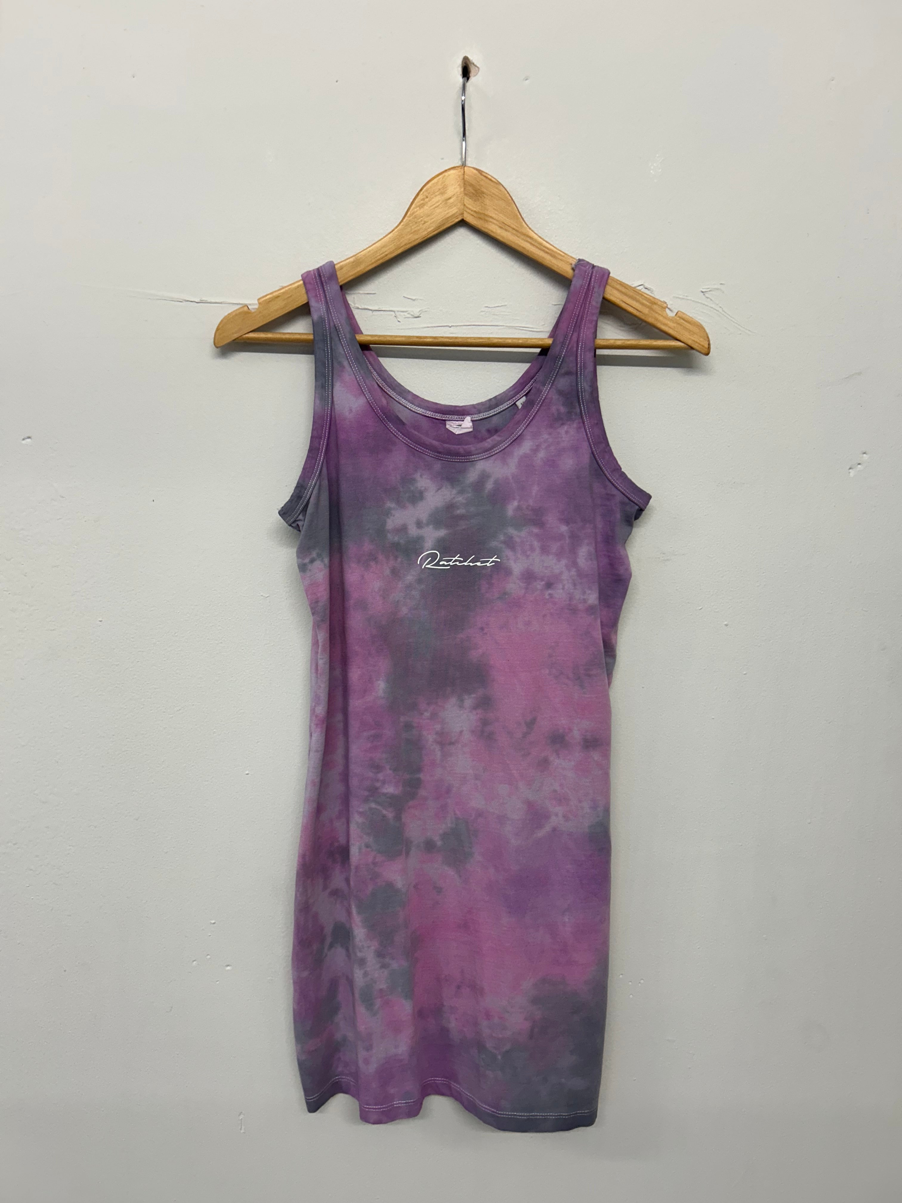 SALE STRAPPY DRESS SMALL/MEDIUM TYE DYE