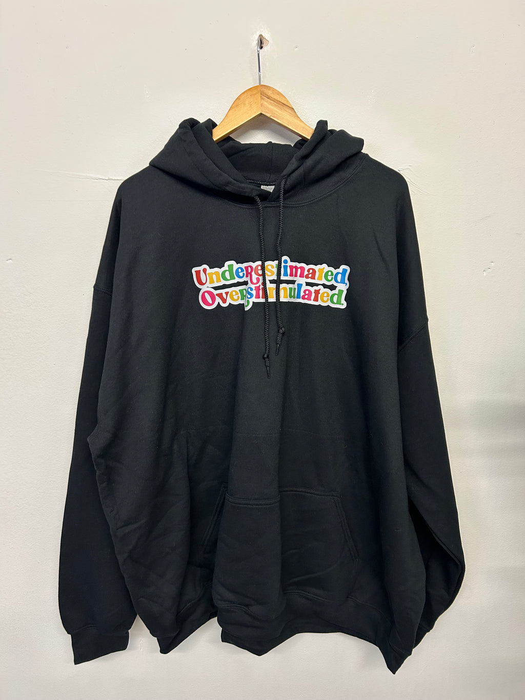 SALE HOOD UNDERESTIMATED BLACK 4XL
