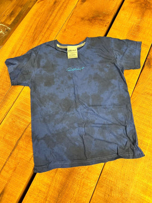 Junior Medium Blue & Black T Shirt