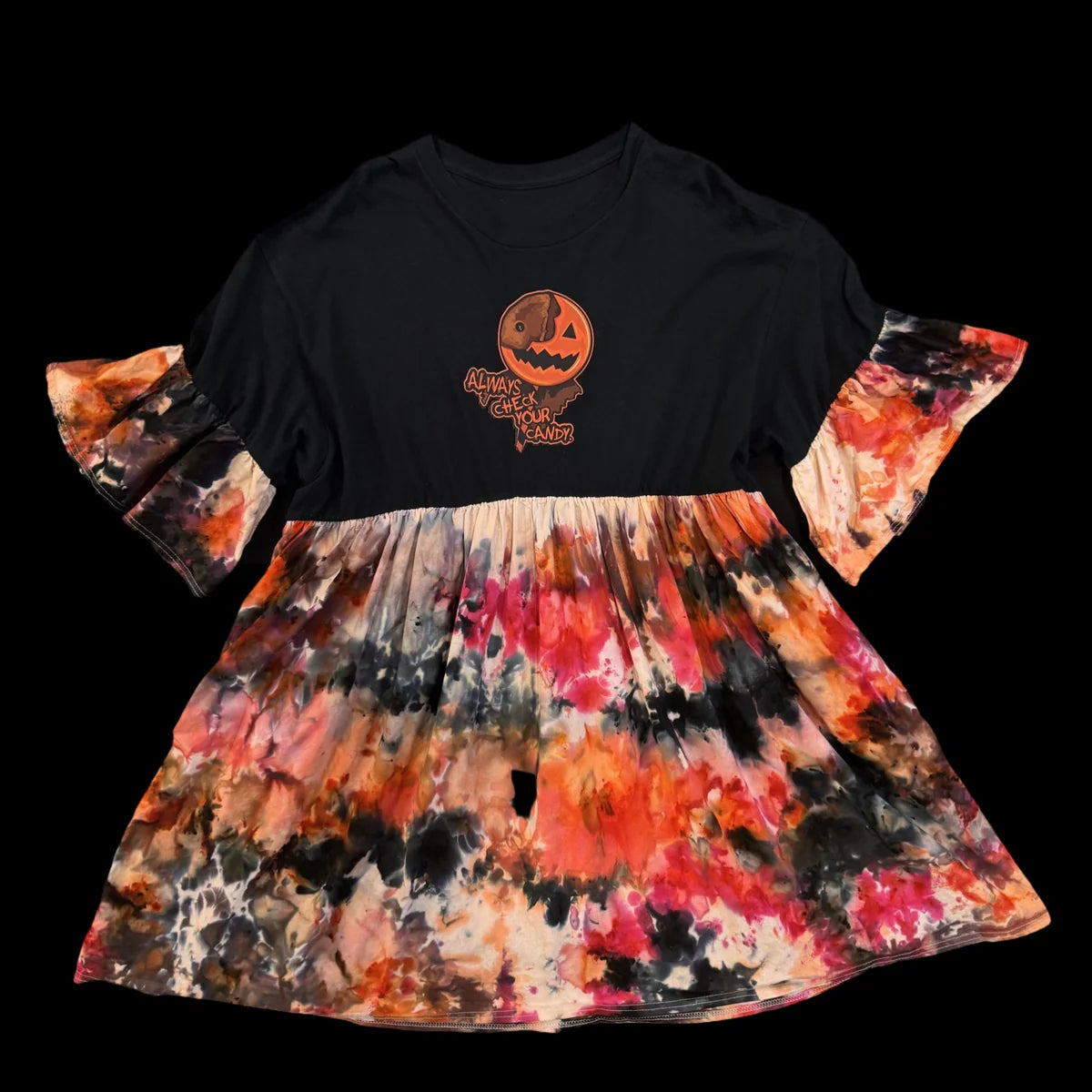 SALE SMOCK DRESS 2XL CHECK YOUR CANDY