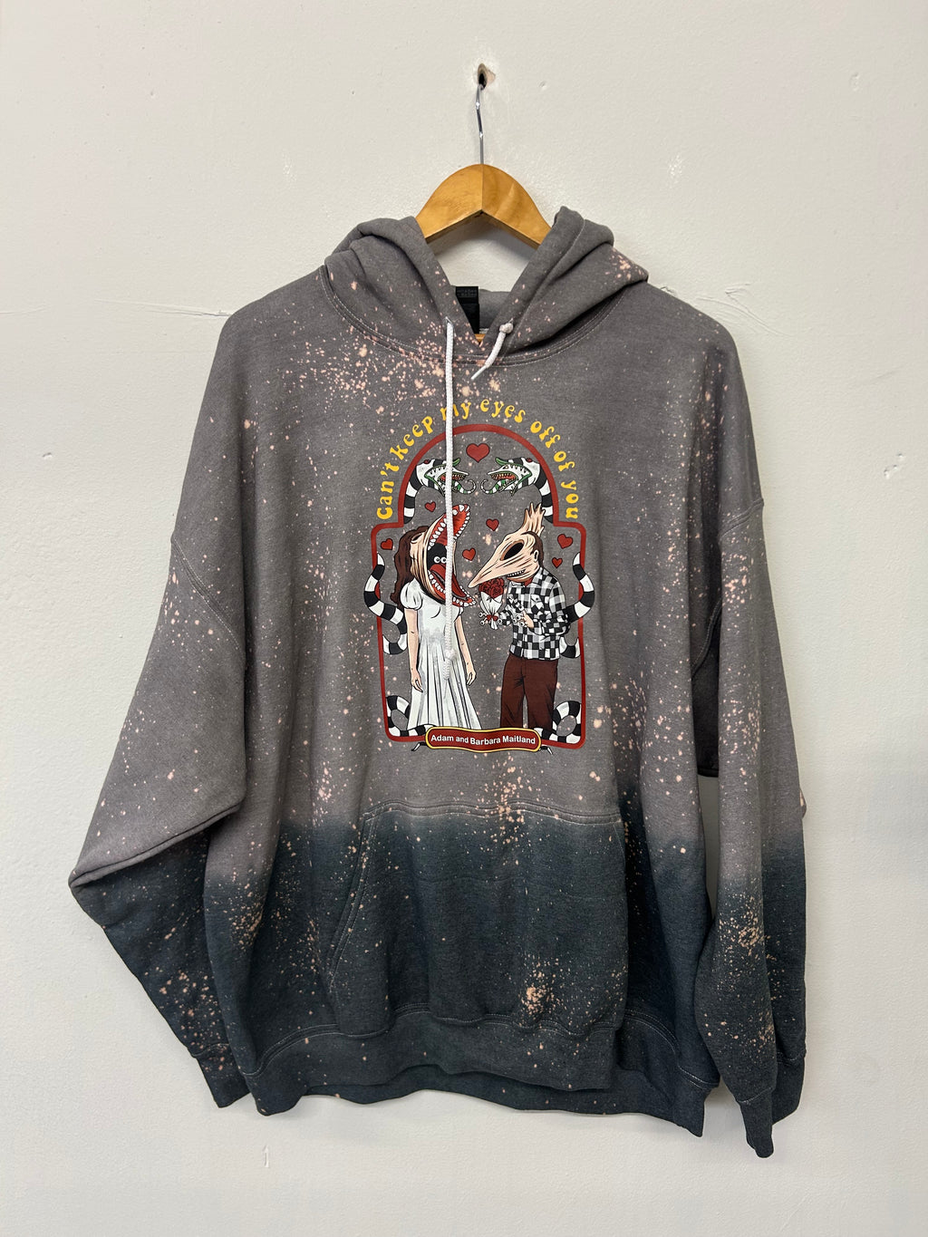 SALE HOOD TIE DYE  CANT KEEP MY EYES OFF YOU 2XL