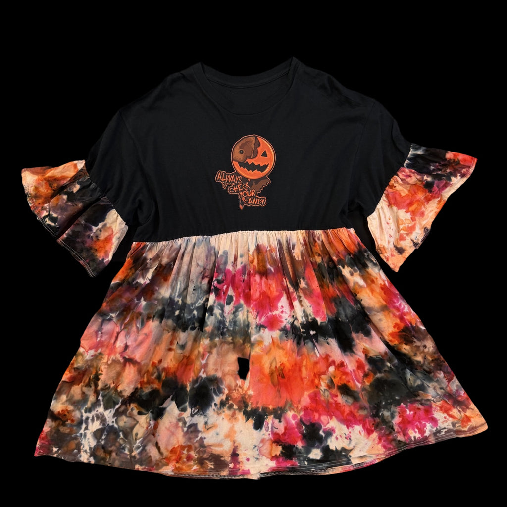 Always Check Your Candy Smock Dress