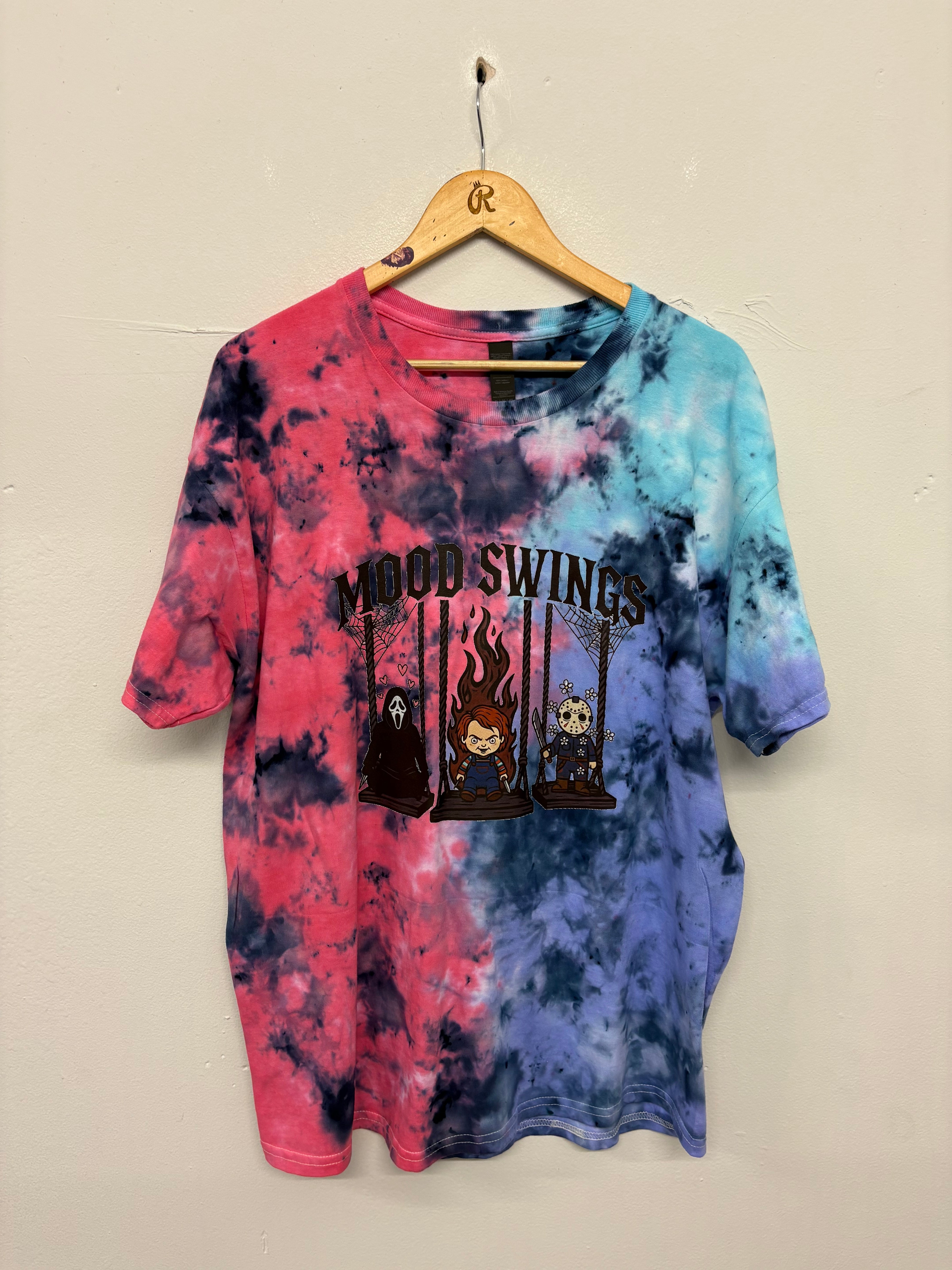 SALE TEE TYE DYE HALLOWEEN MOOD SWINGS