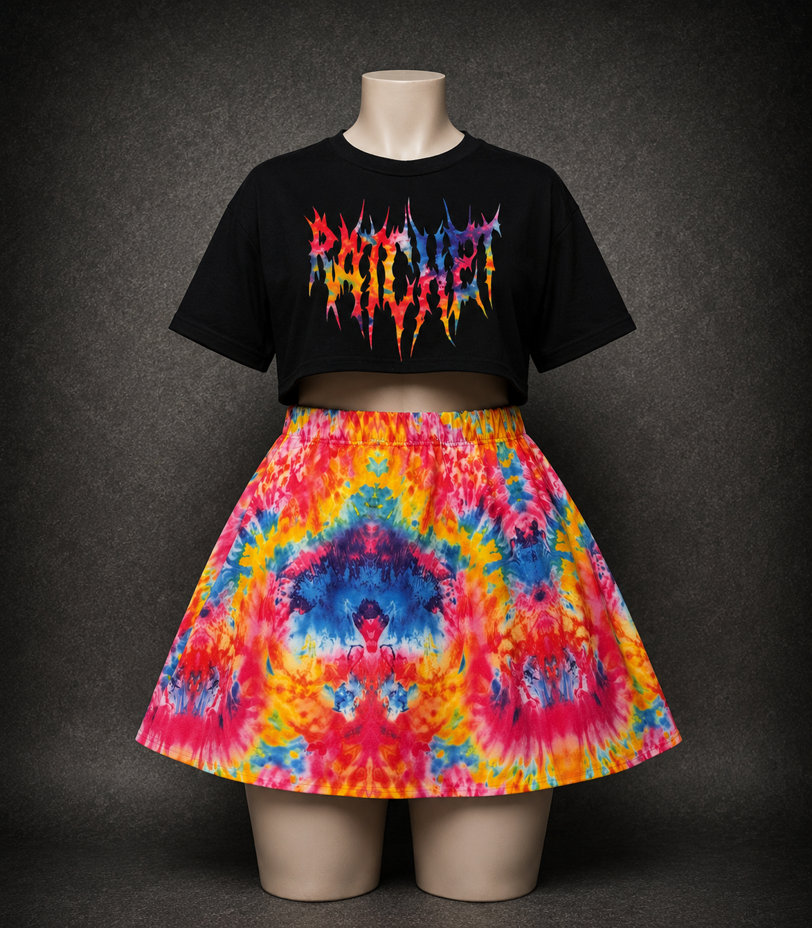 Tie Dye Skirt & T