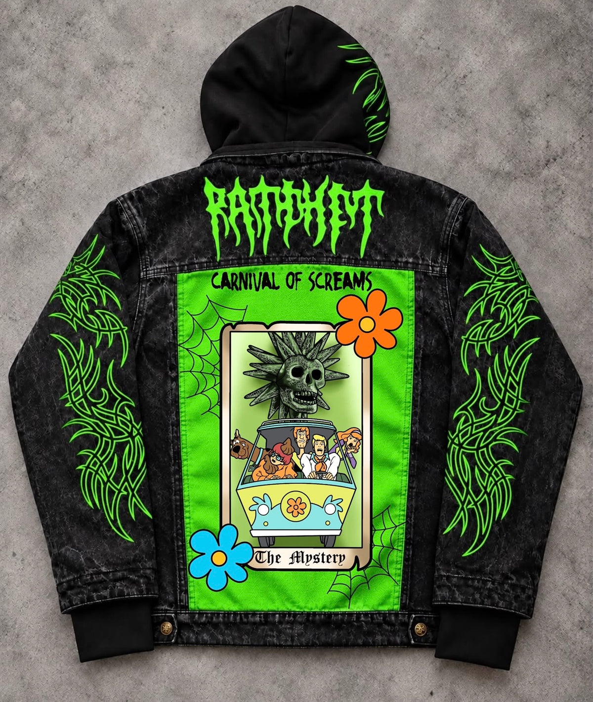 Spooky Island Denim Jacket (pre order shipped before halloween)