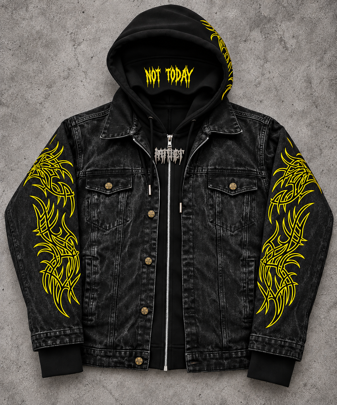 Art Denim Jacket (pre order shipped before halloween)