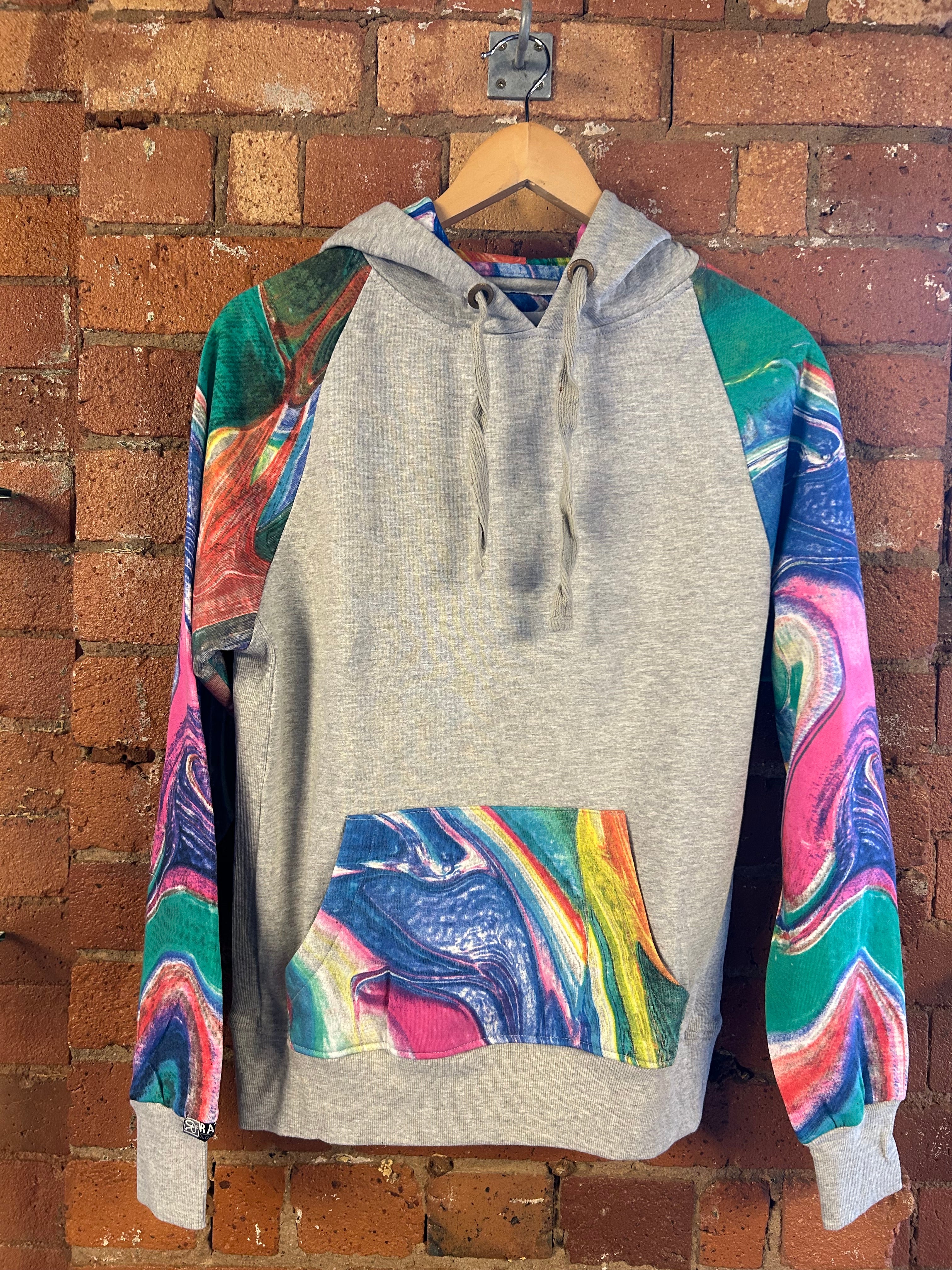 SALE Adult Melt Sleeve Hood Tee Sweat