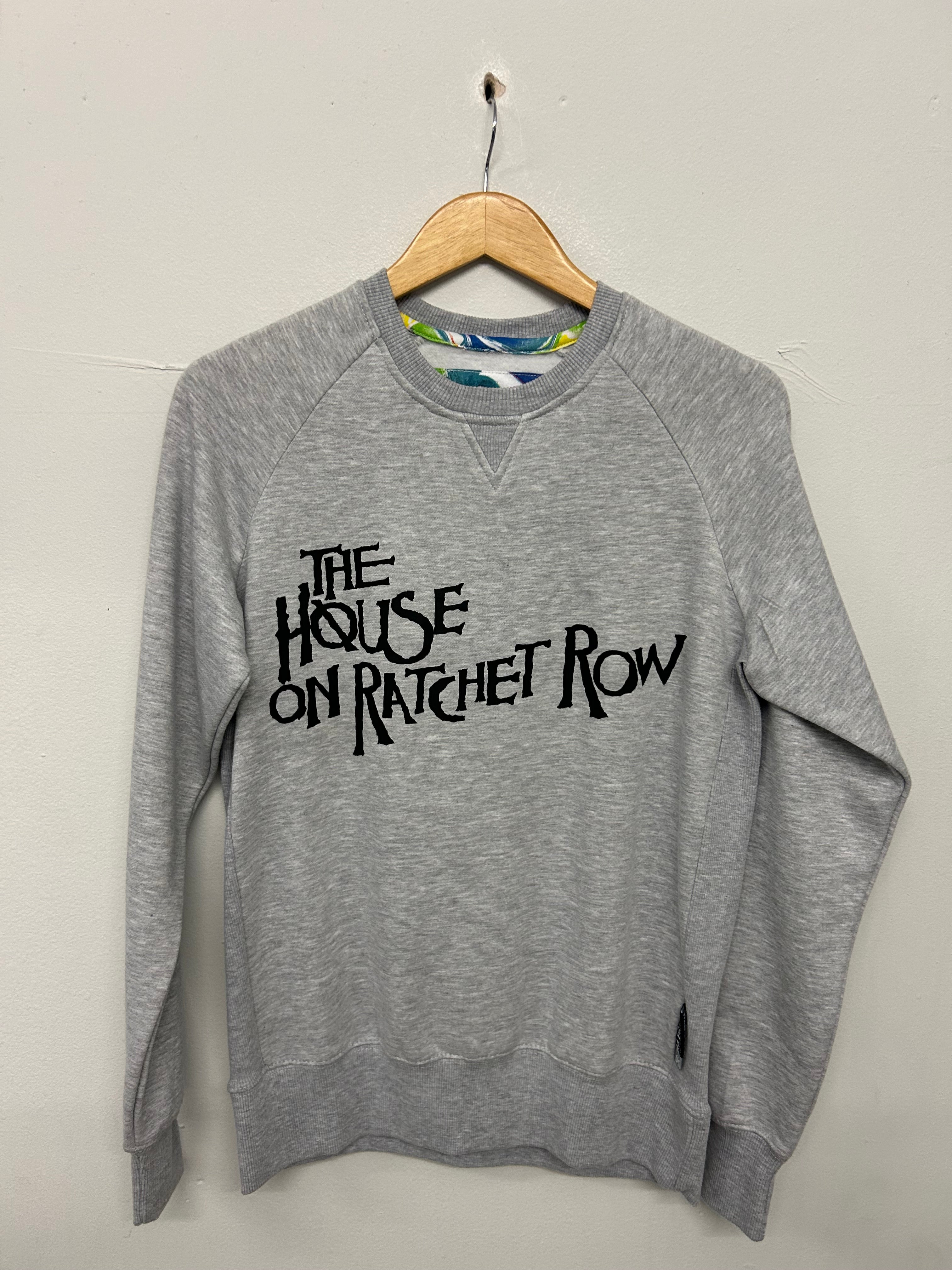 SALE GREY RATCHET ROW SWEAT  SMALL
