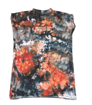 Miss Halloween T-Shirt Dress Tie Dye