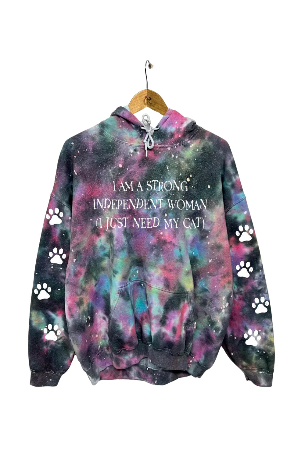 SALE HOOD TIE DYE JUST NEED MY CAT