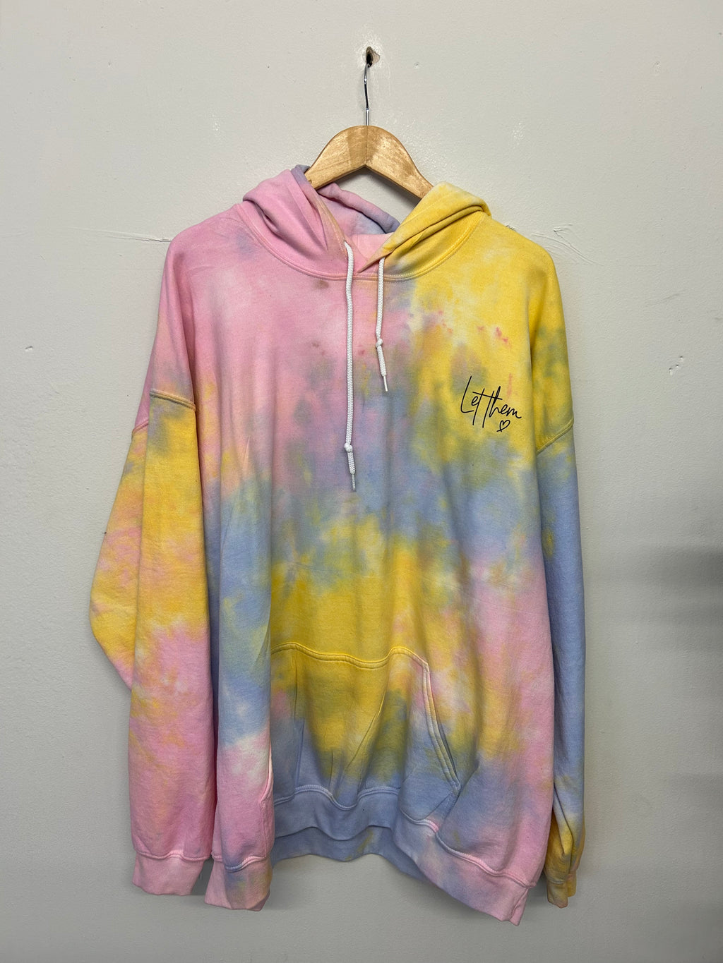 SALE HOOD LET THEM TIE DYE 4XL XL