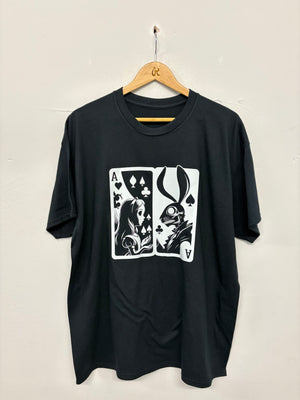 SALE TEE BLACK ACE CARD XL